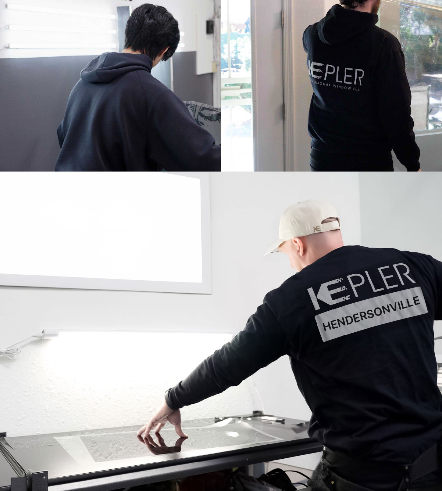 Window Tinting Specialist Cutting Film in Hendersonville, Tennessee