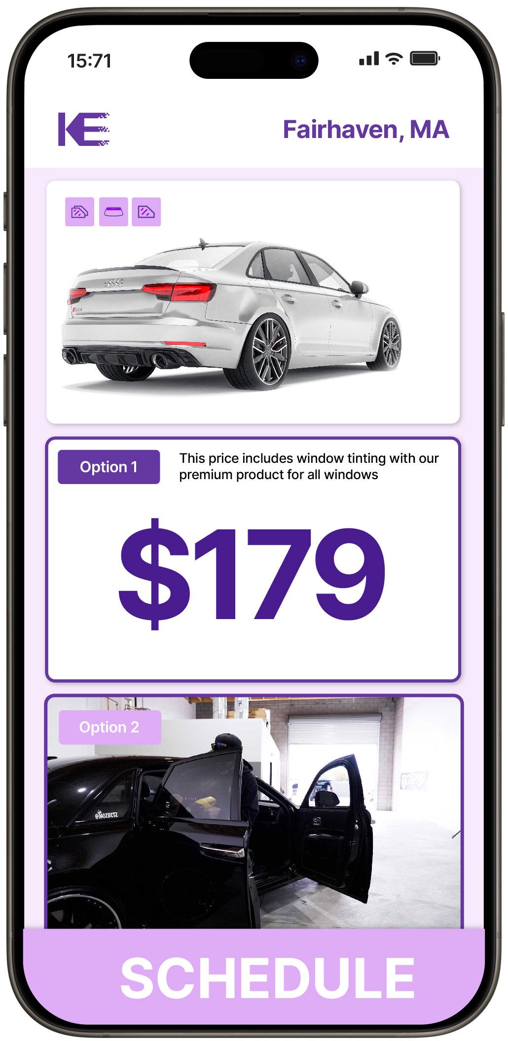 View Affordable Car Window Tinting Costs in Fairhaven, Massachusetts