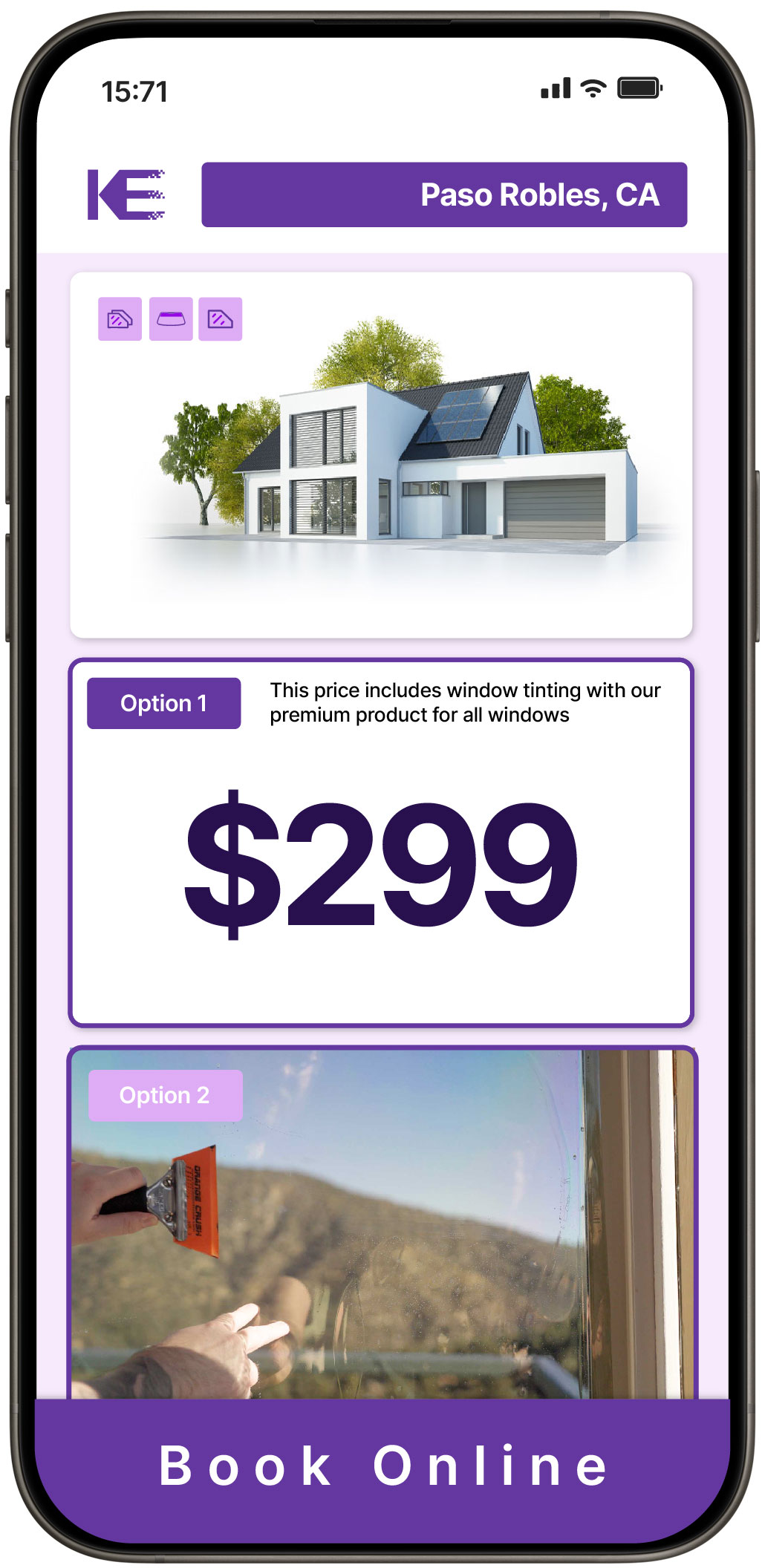 View Reasonable Home Window Tinting Prices in Paso Robles, California