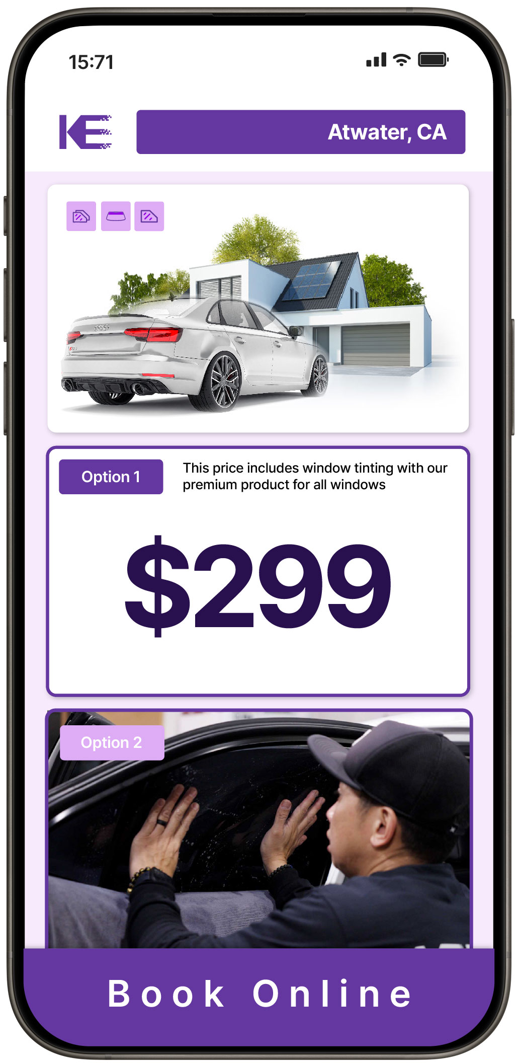 View Competitive Window Tinting Prices in Atwater, California
