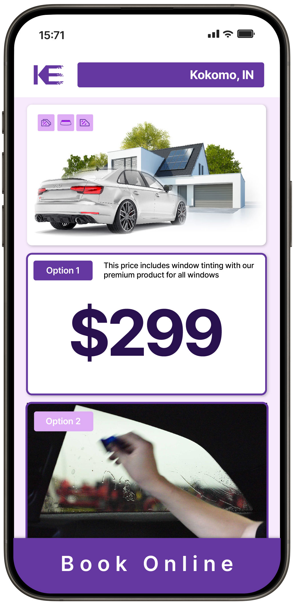 View Competitive Window Tinting Prices in Kokomo, Indiana