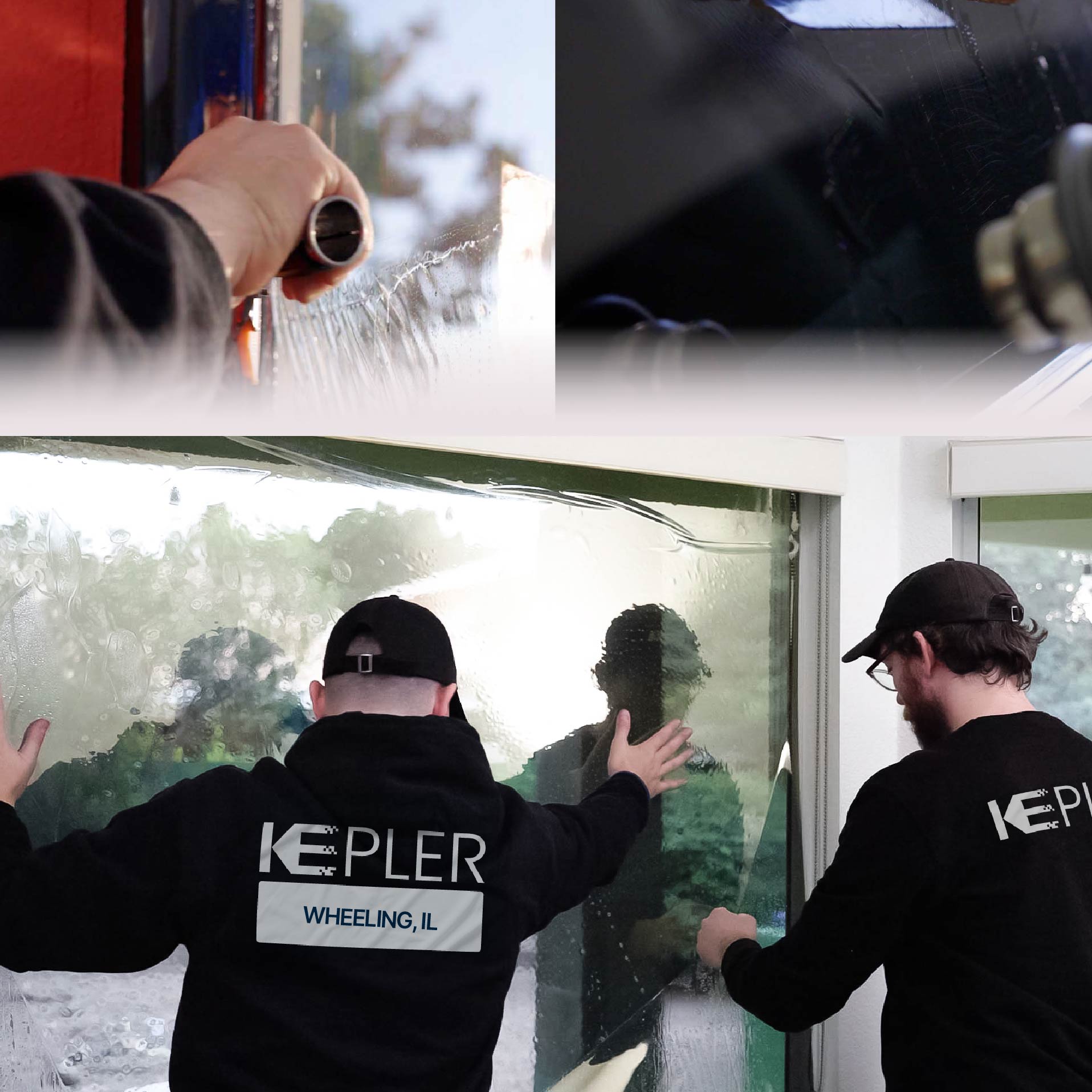 Kepler Specialist Performing Commercial Window Tinting in Wheeling Wheeling