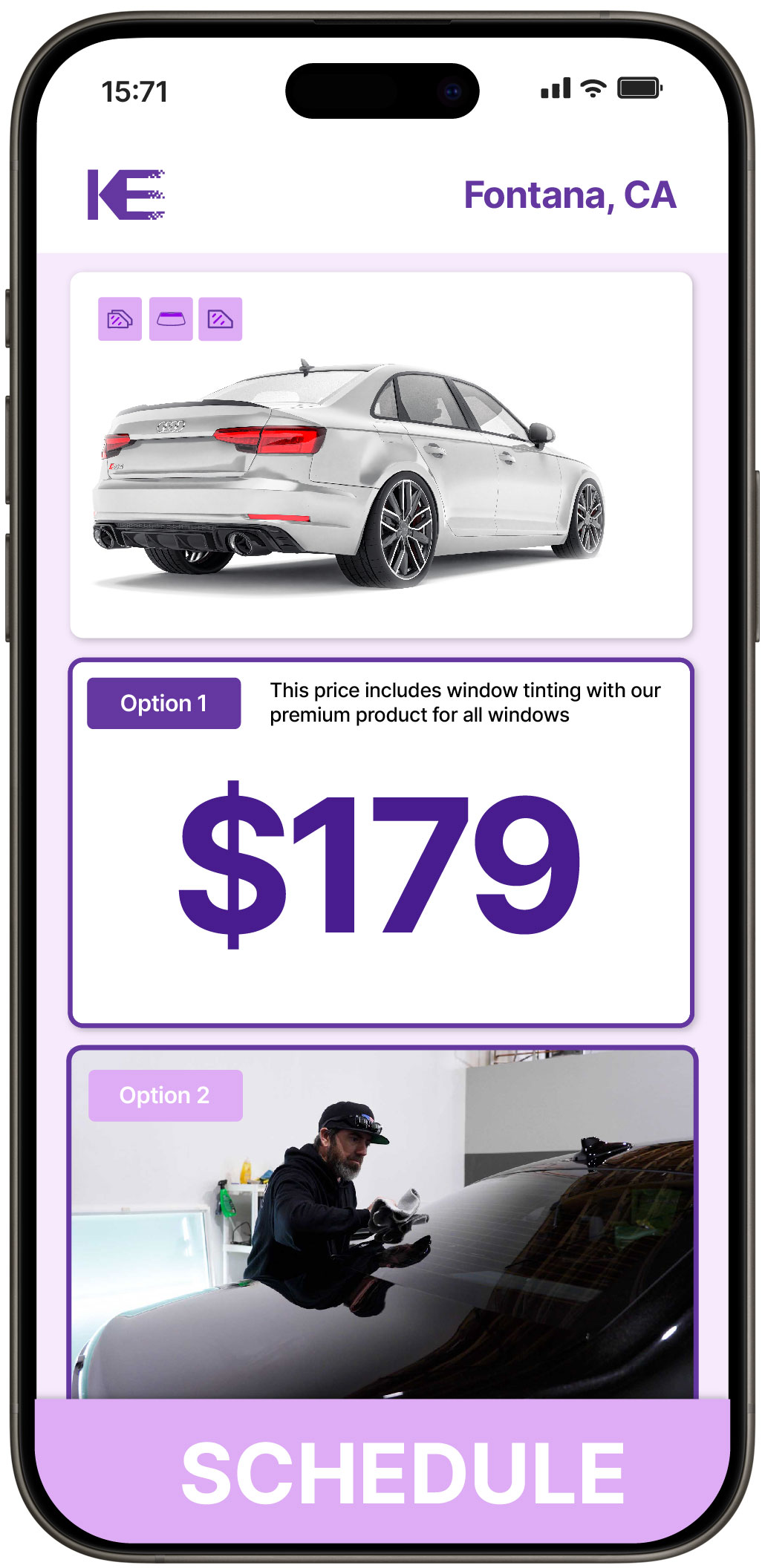 View Affordable Car Window Tinting Costs in Fontana, California
