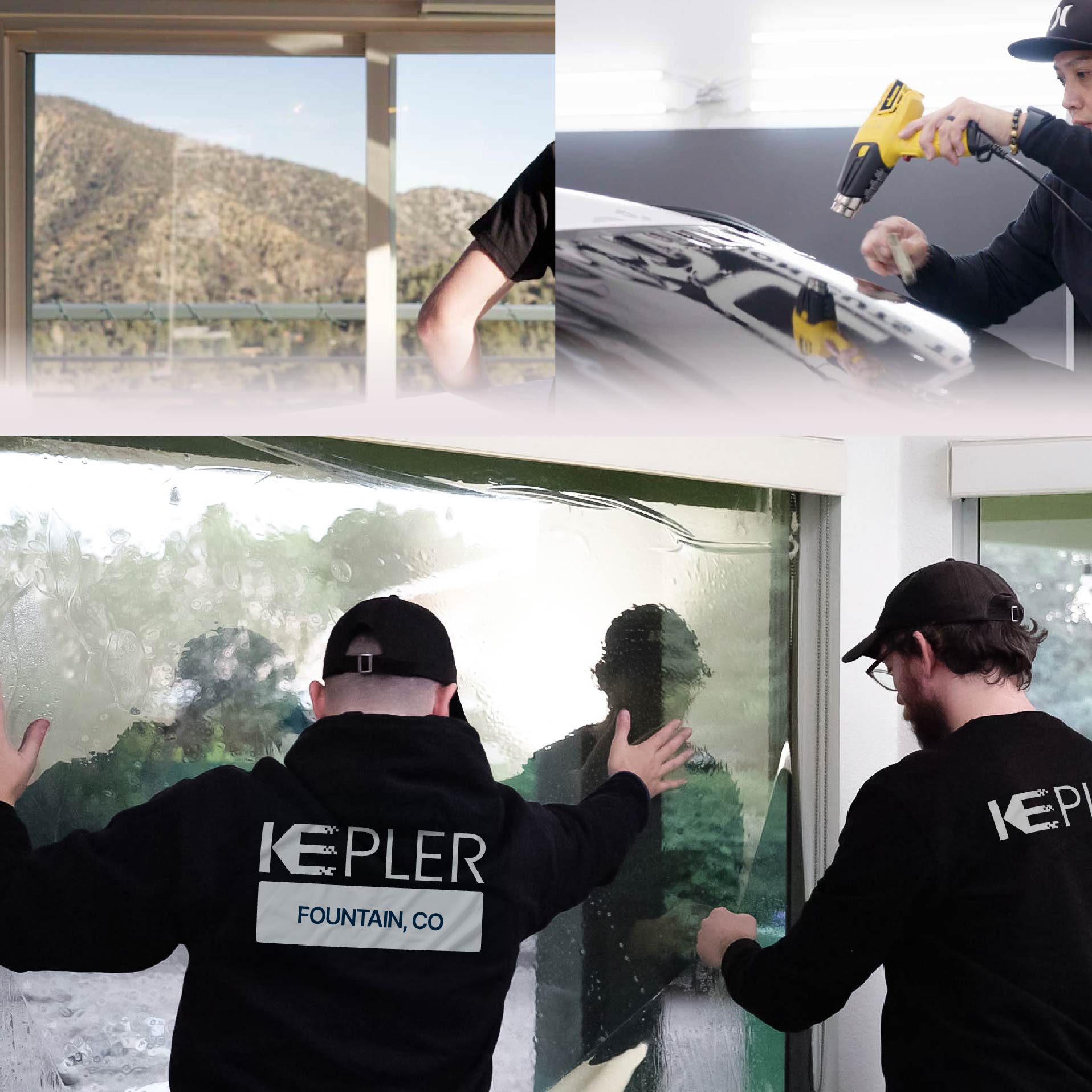 Kepler Specialist Performing Commercial Window Tinting in Fountain Fountain