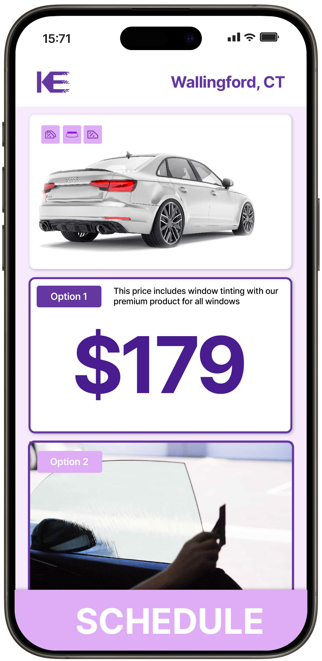 View Competitive Car Window Tinting Prices in Wallingford, Connecticut