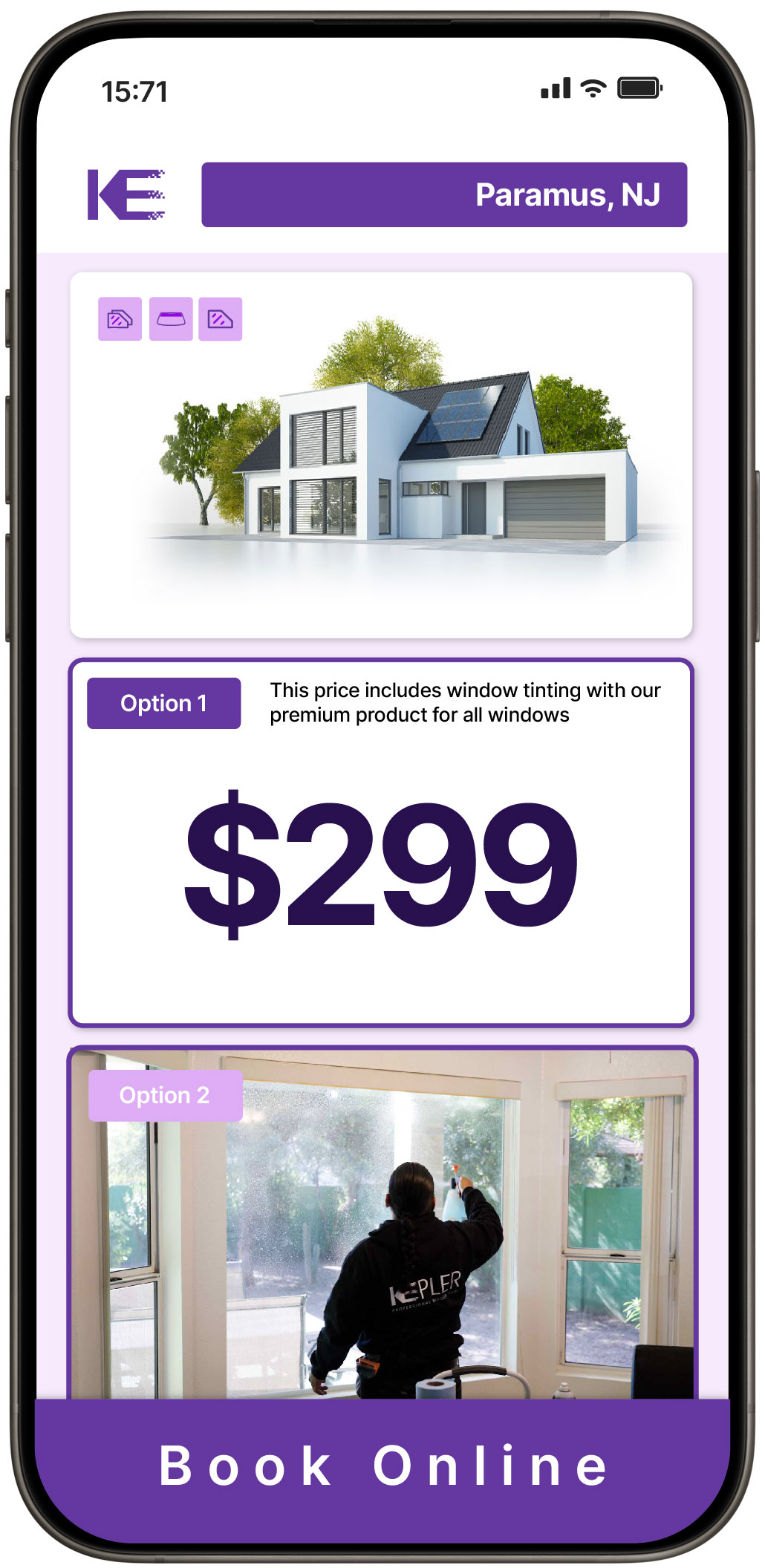 View Competitive Home Window Tinting Rates in Paramus, New Jersey