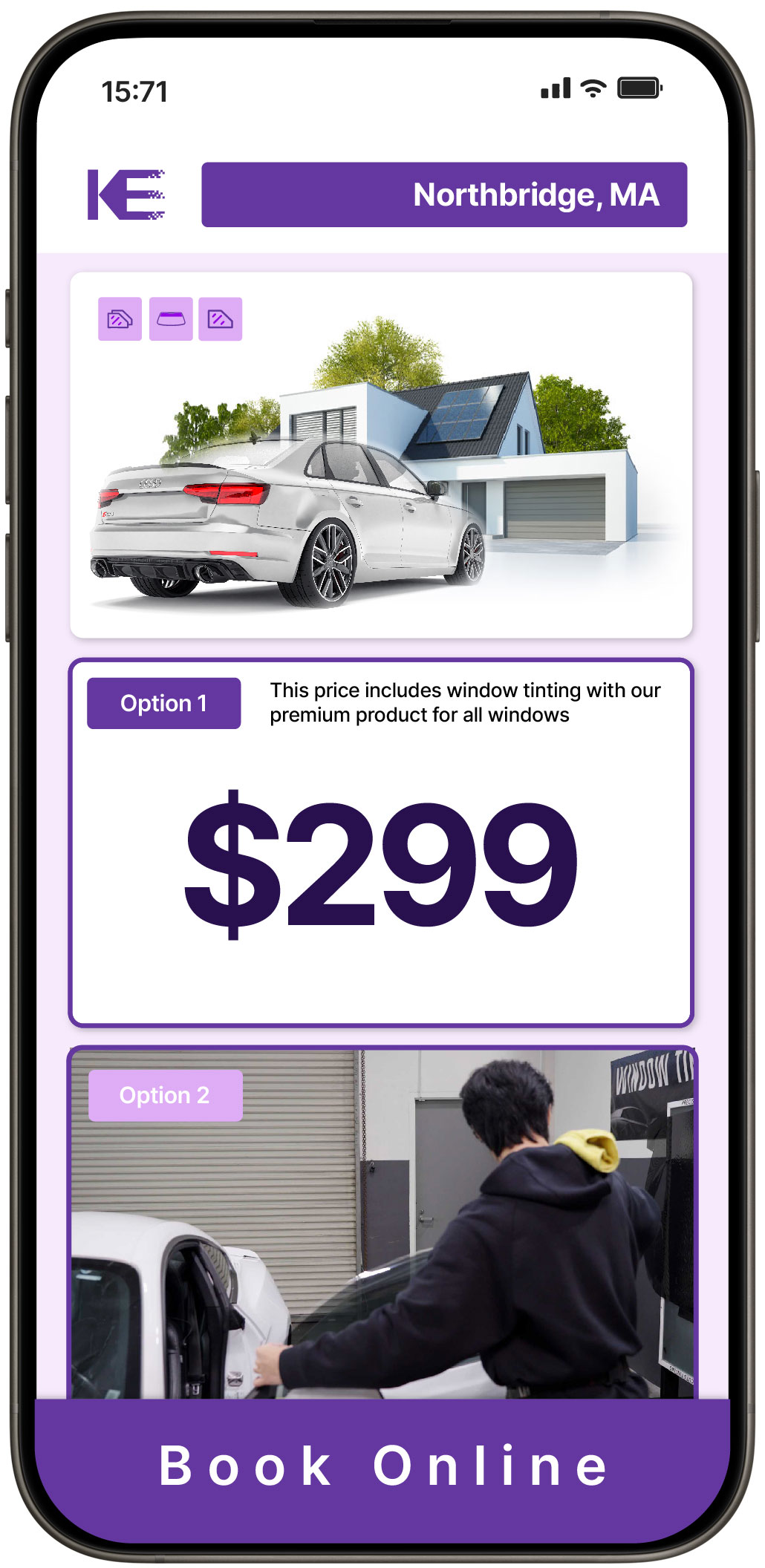 View Affordable Tesla Window Tinting Costs in North Marshfield, Massachusetts