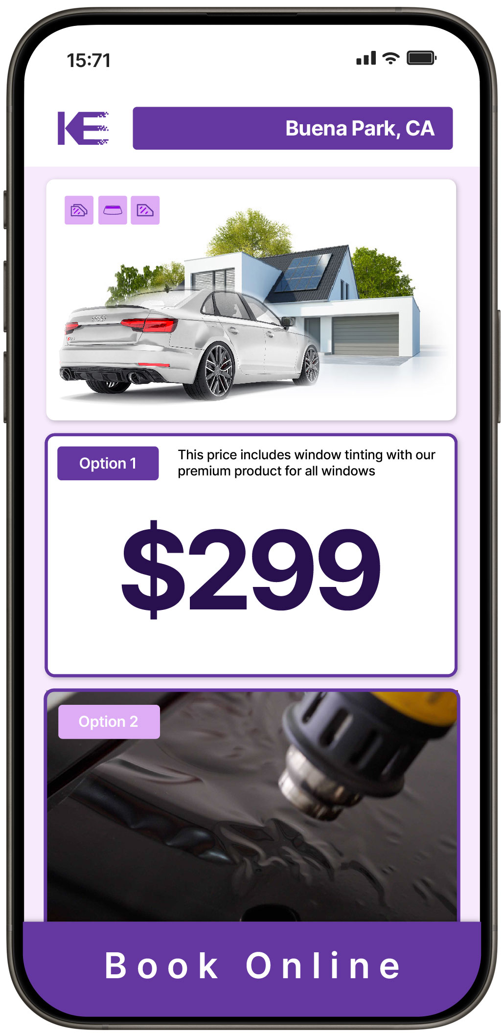 View Competitive Tesla Window Tinting Prices in Newhall, California