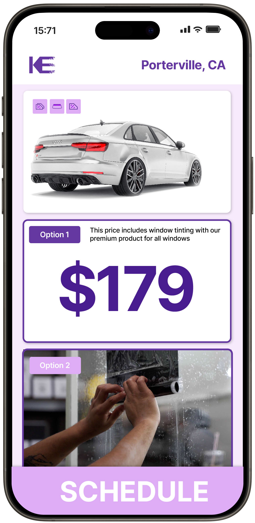 View Affordable Car Window Tinting Prices in Porterville, California