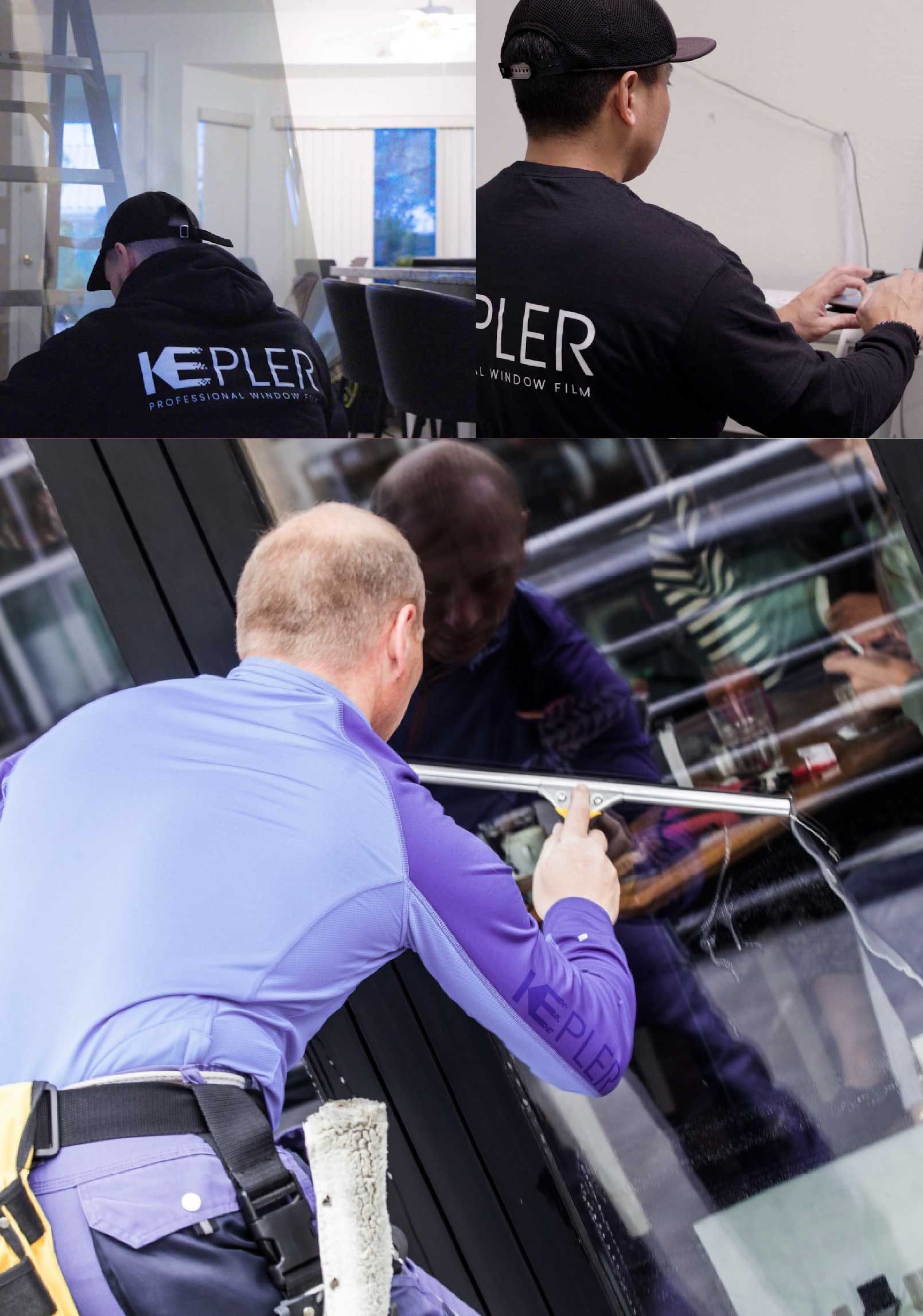 Kepler Expert Applying Anti-Graffiti Window Film to a Far Rockaway Shop Front