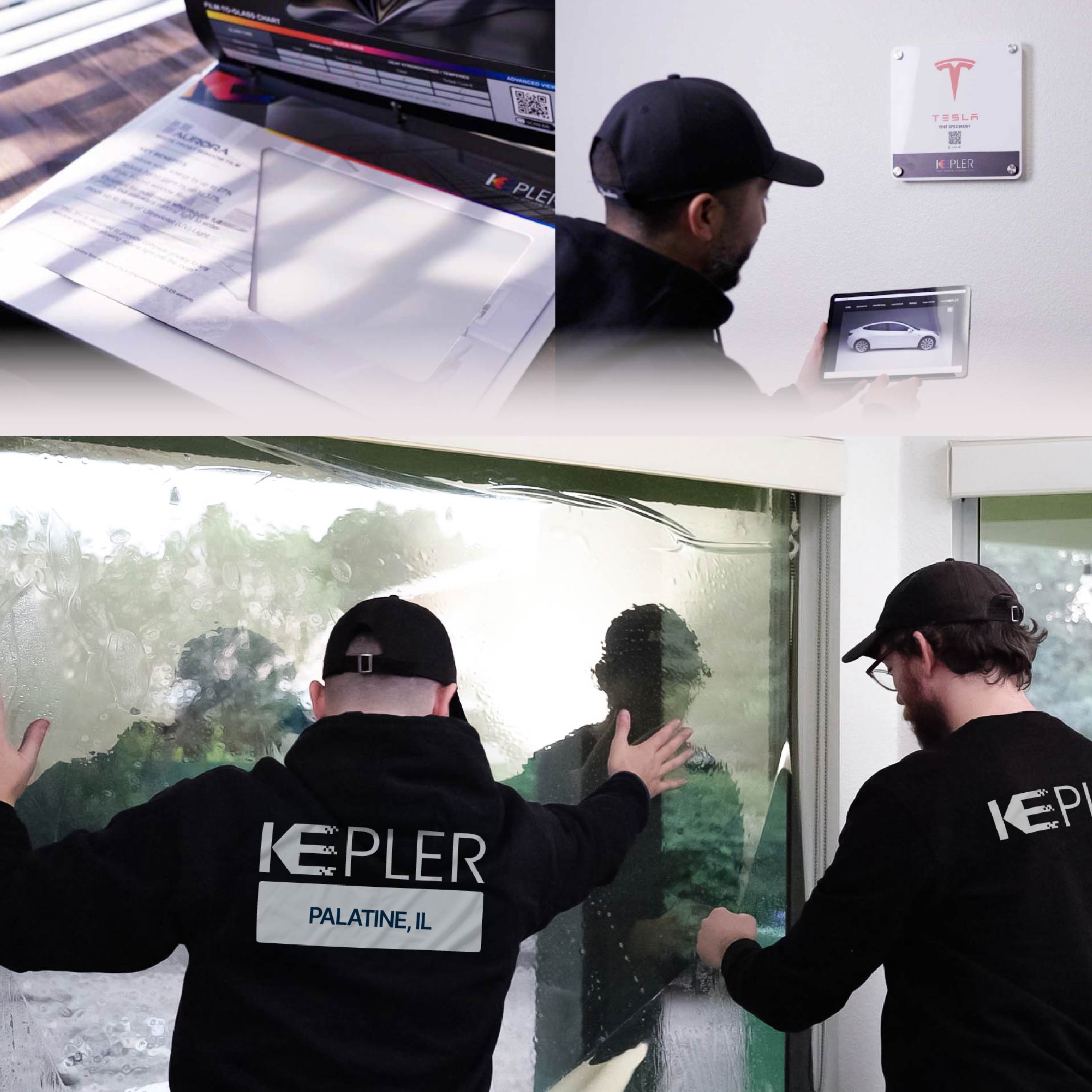 Kepler Specialist Performing Commercial Window Tinting in Palatine Palatine
