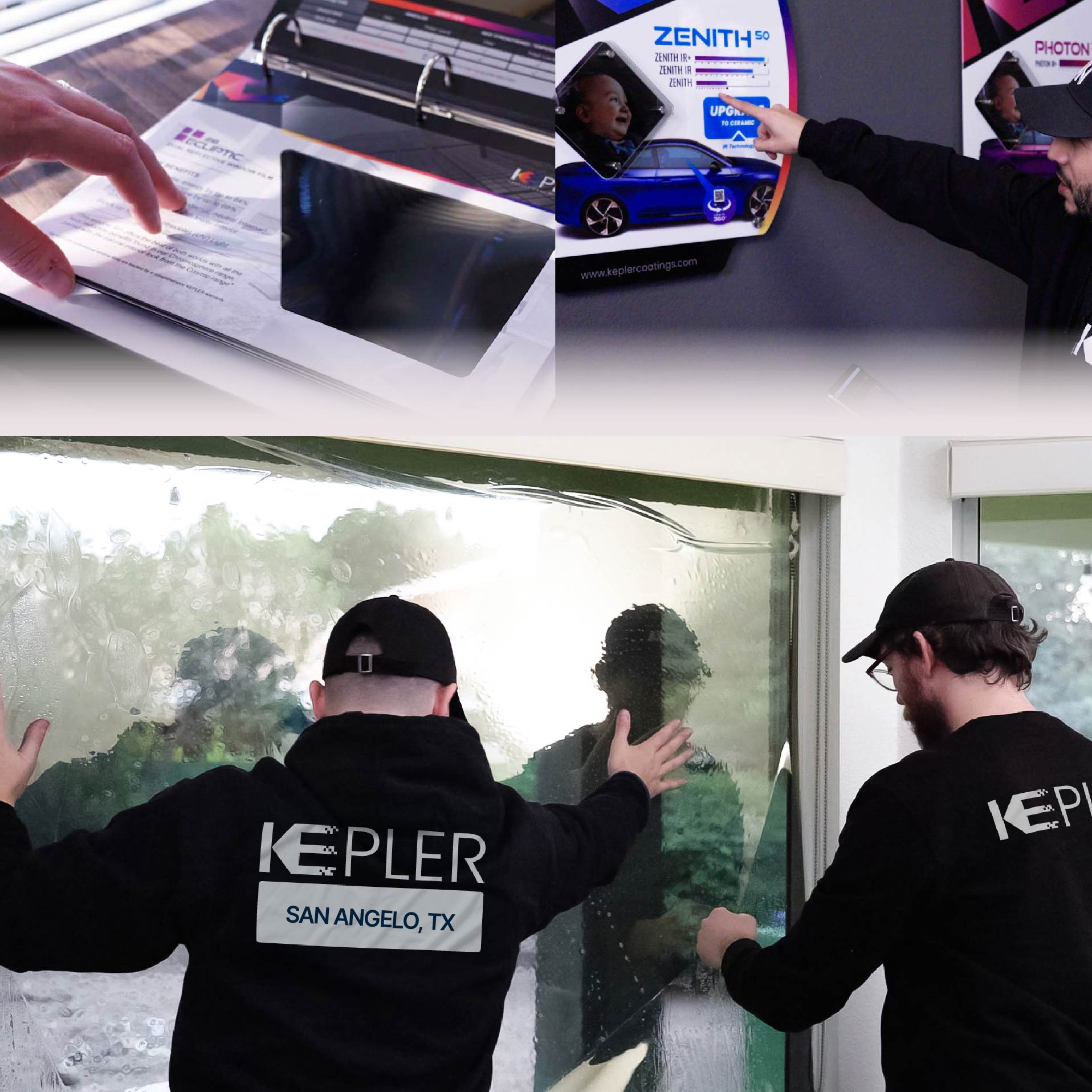 Kepler Specialist Performing Commercial Window Tinting in San Angelo San Angelo
