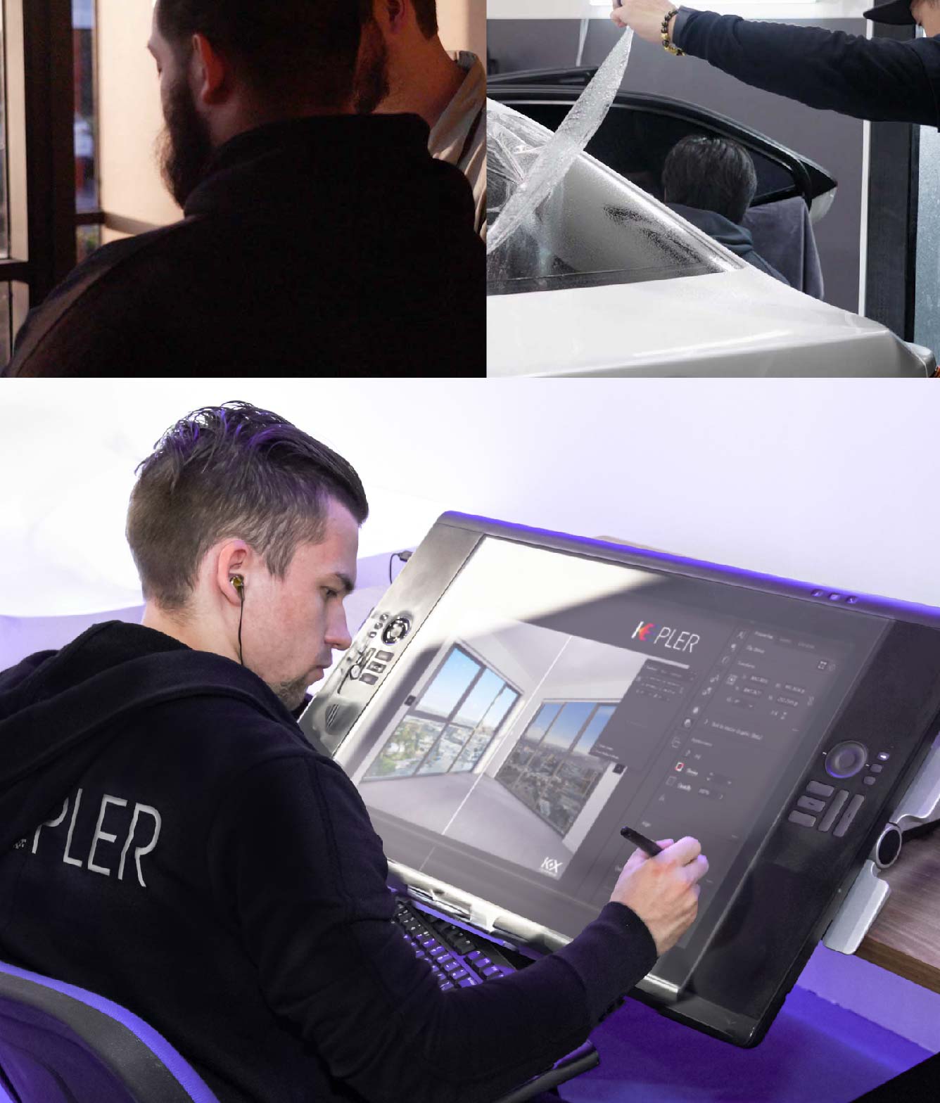 Kepler Specialist Performing Commercial Window Tinting in Modesto Modesto