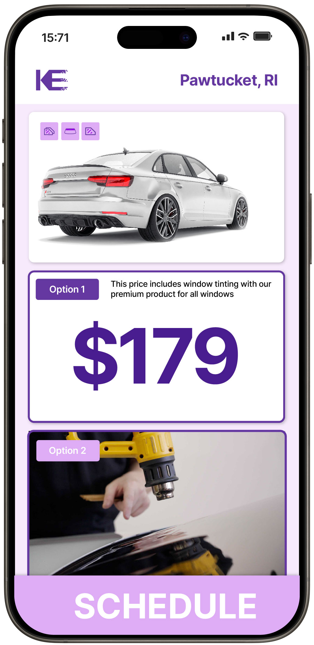View Competitive Car Window Tinting Prices in Pawtucket, Rhode Island