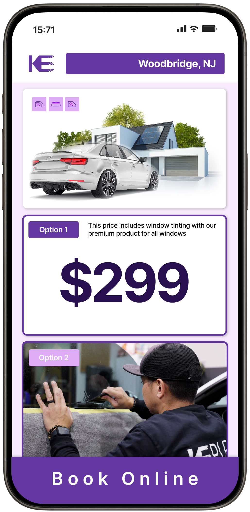 View Competitive Tesla Window Tinting Rates in Medford, New Jersey