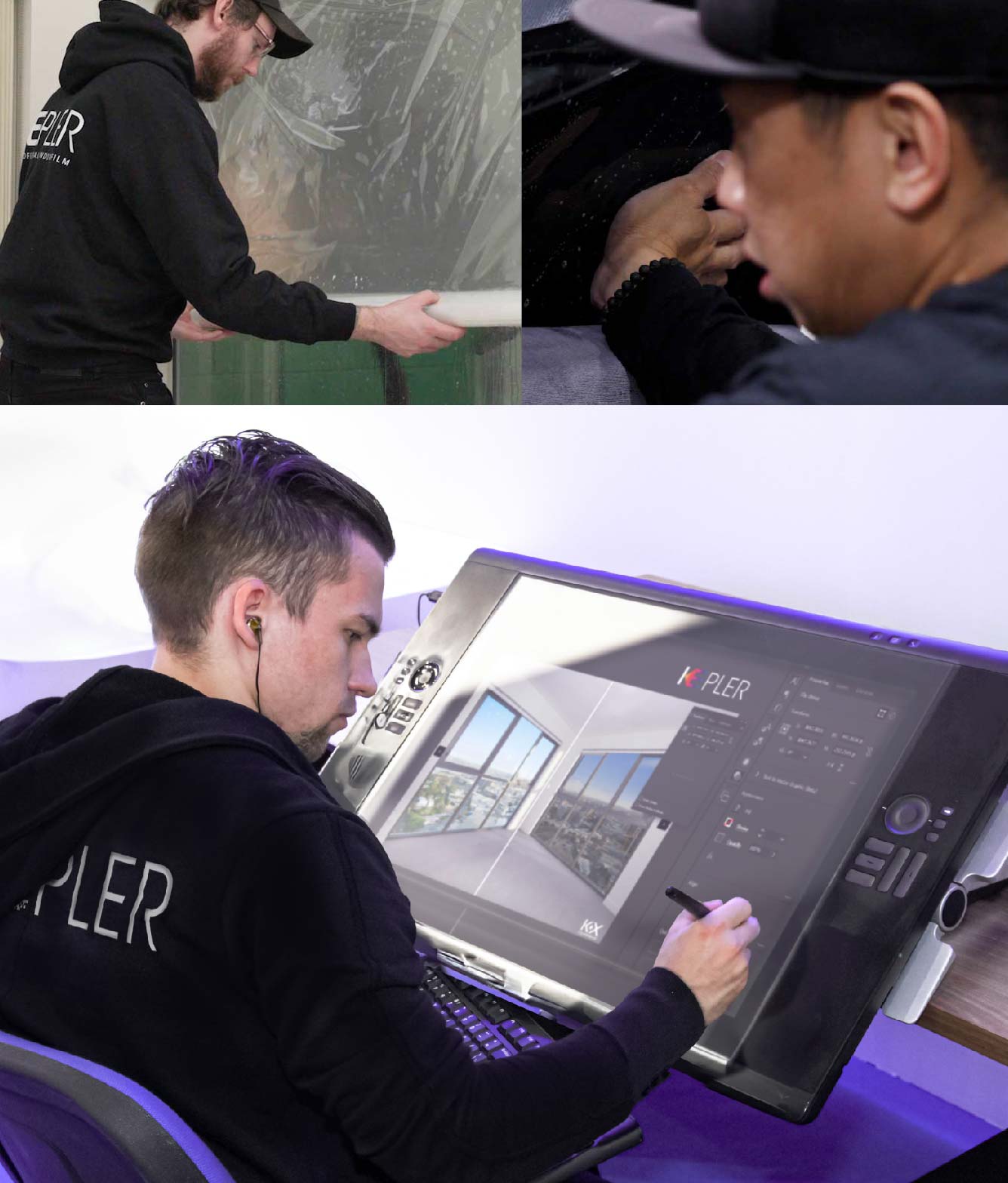 Kepler Specialist Performing Commercial Window Tinting in Muskego Muskego