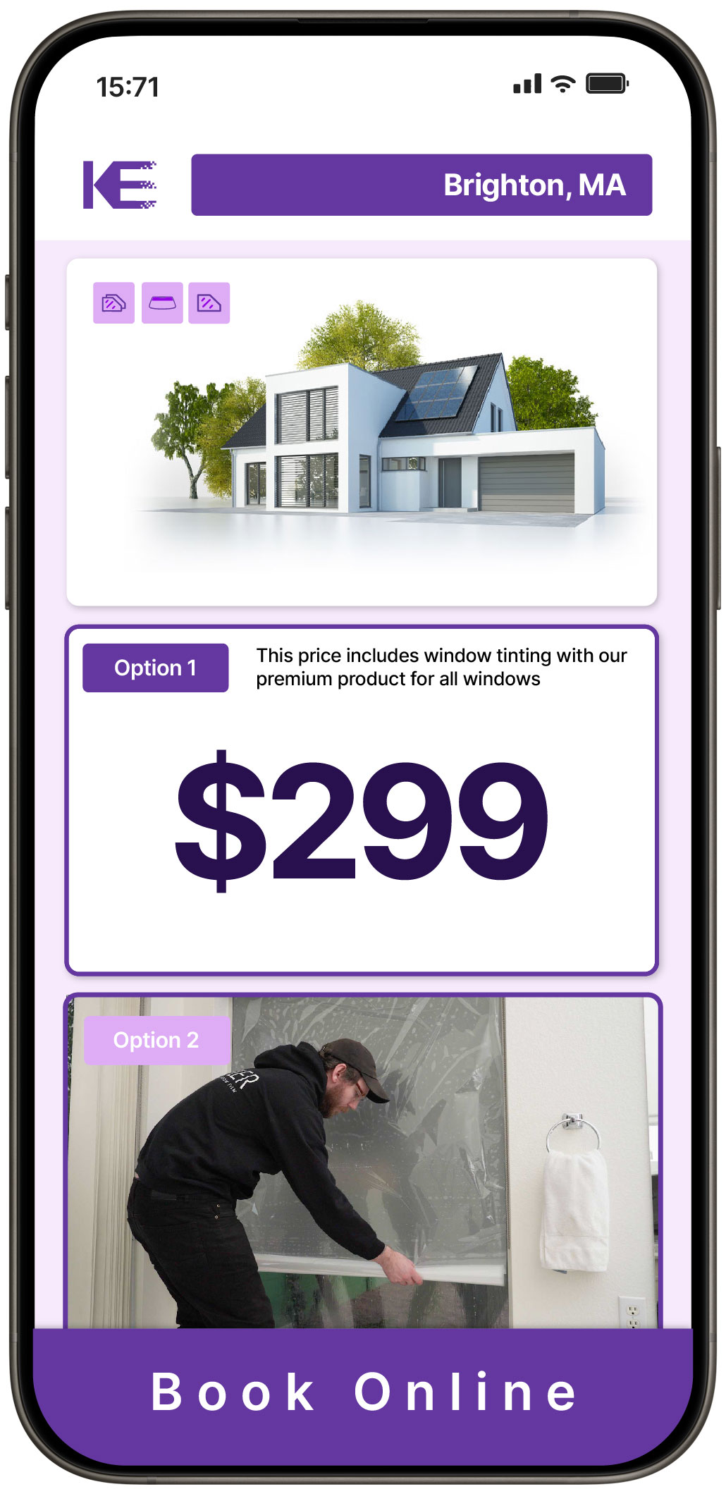 View Competitive Home Window Tinting Prices in Brighton, Massachusetts