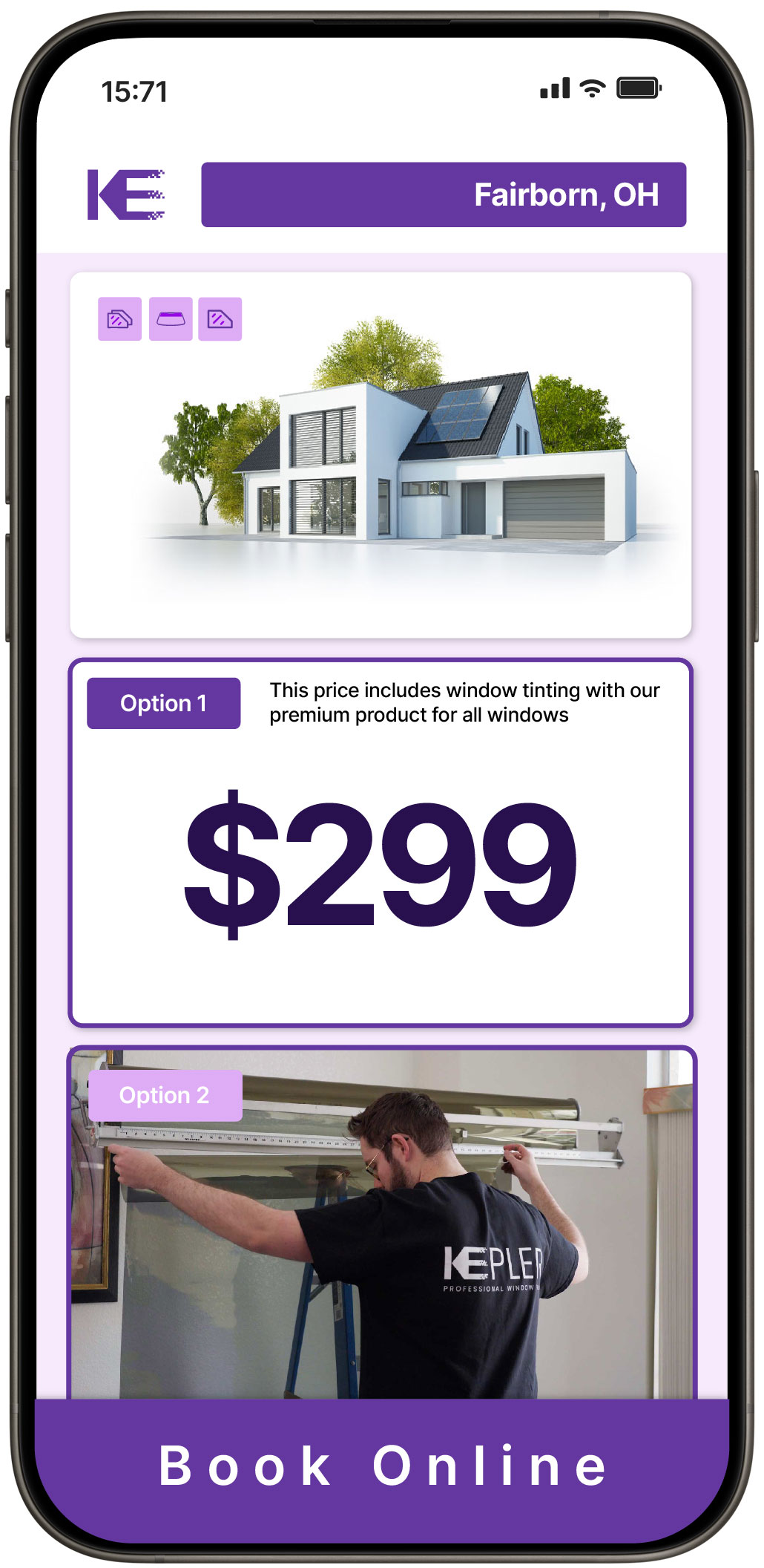 View Competitive Home Window Tinting Prices in Fairborn, Ohio