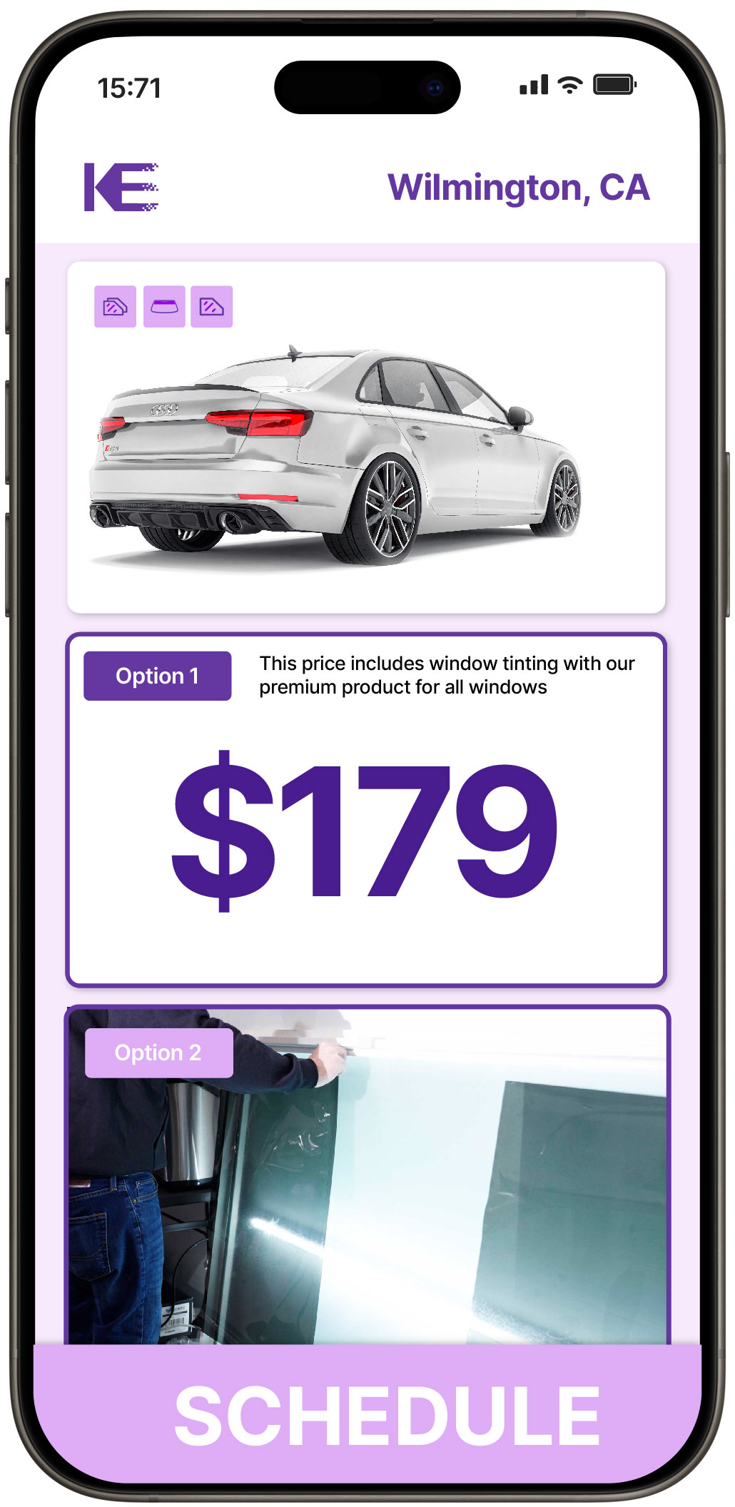 View Competitive Car Window Tinting Rates in Wilmington, California