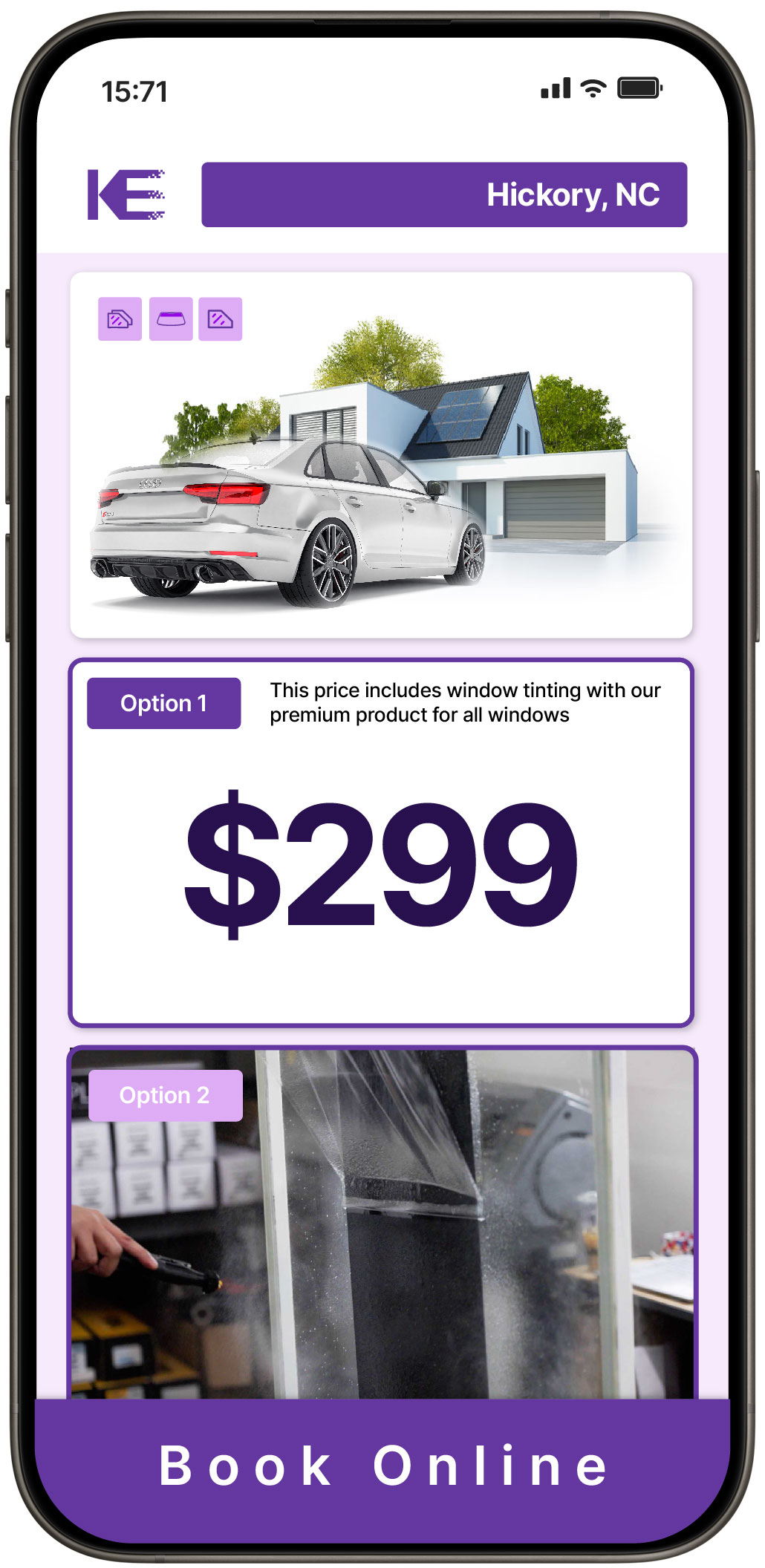 View Competitive Window Tinting Prices in Hickory, North Carolina