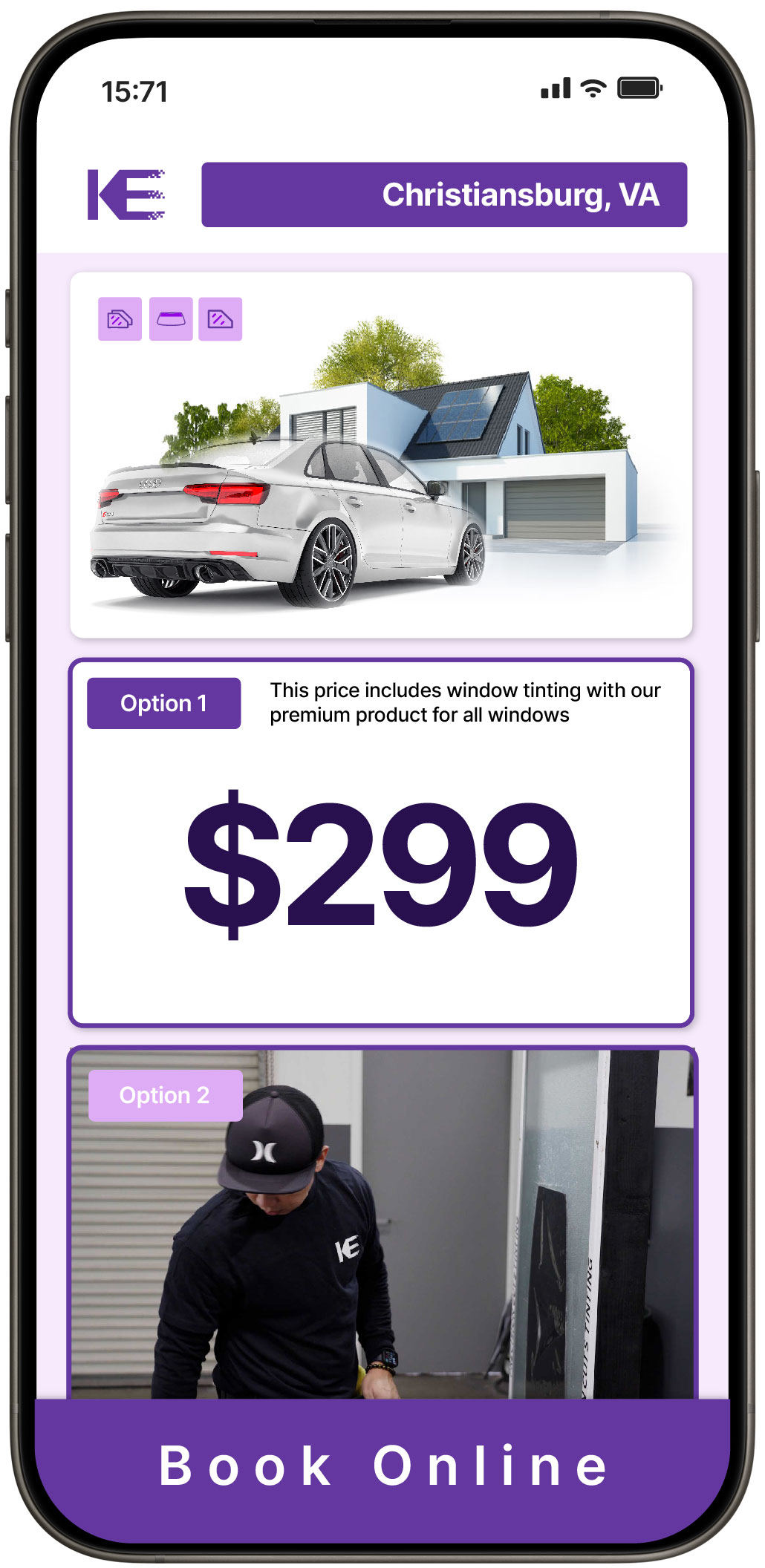 View Competitive Window Tinting Prices in Christiansburg, Virginia