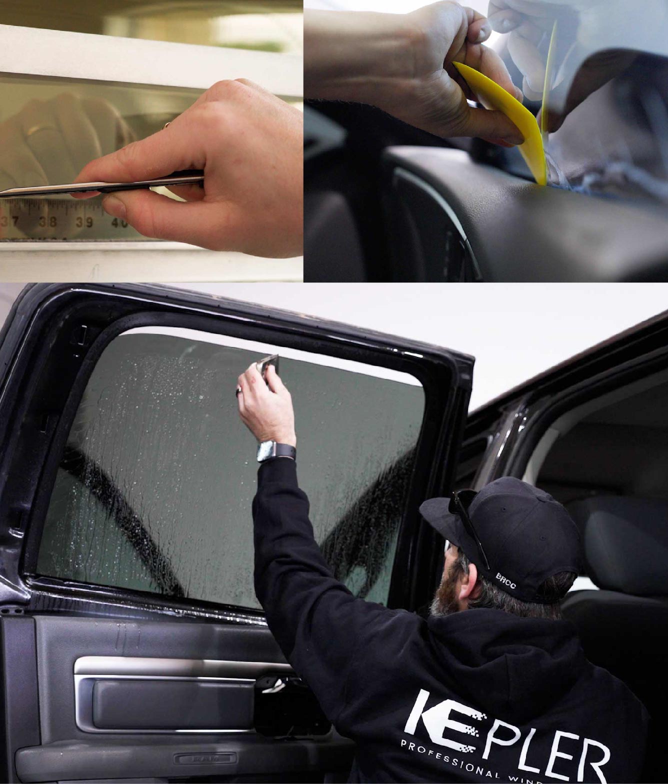 Kepler Window Tinting Specialists at Work in Whittier, California