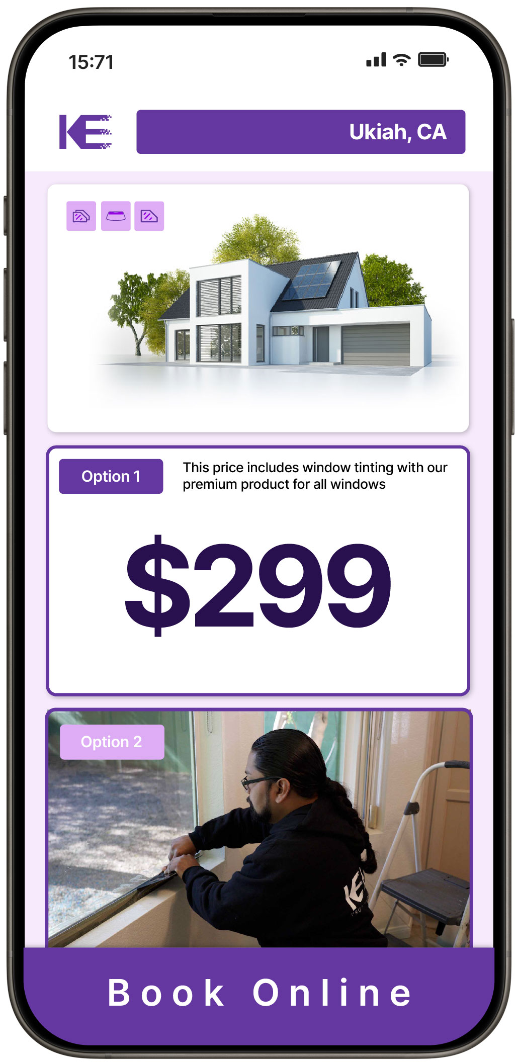 View Affordable Home Window Tinting Prices in Ukiah, California