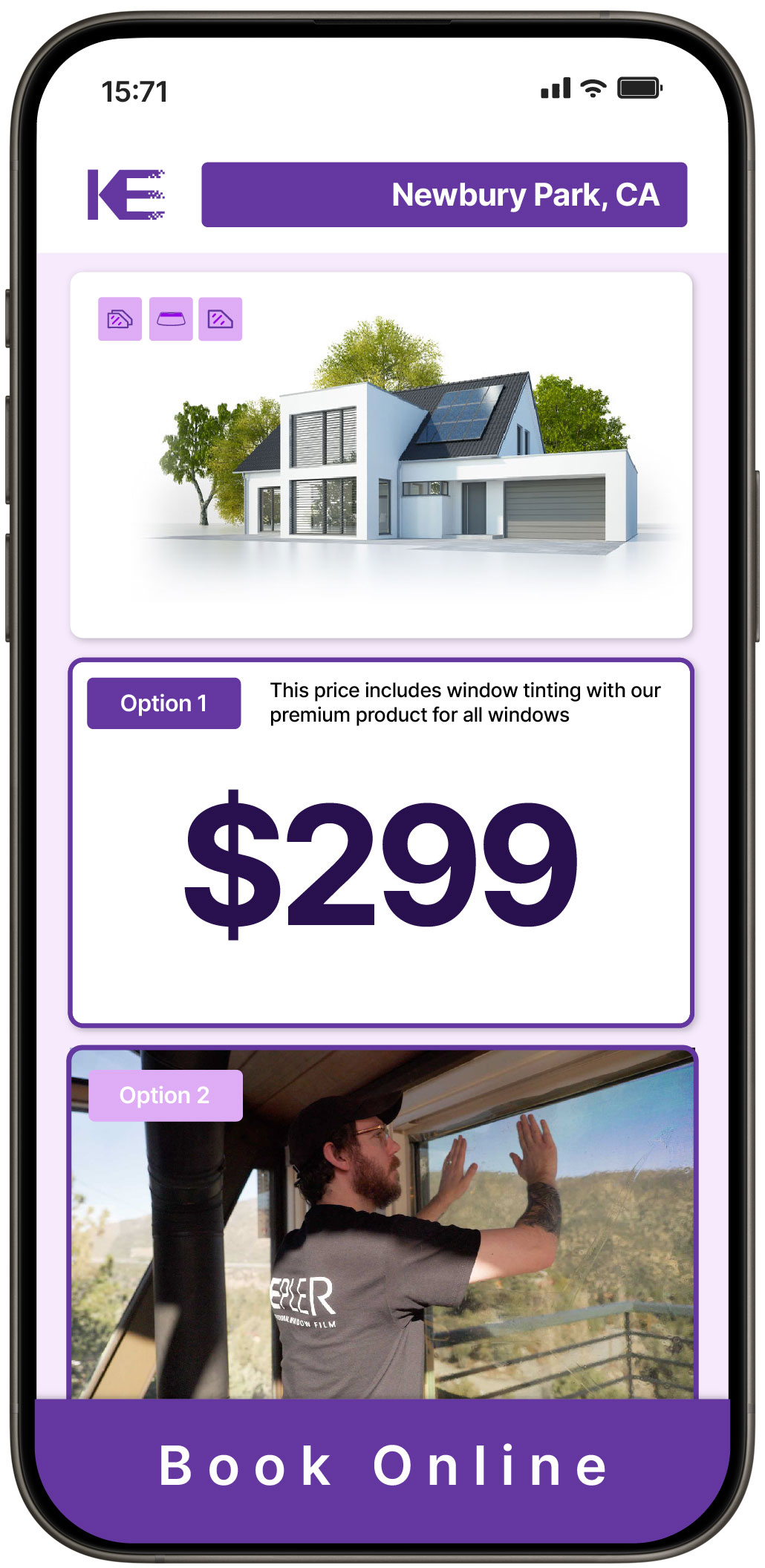 View Competitive Home Window Tinting Prices in Newbury Park, California