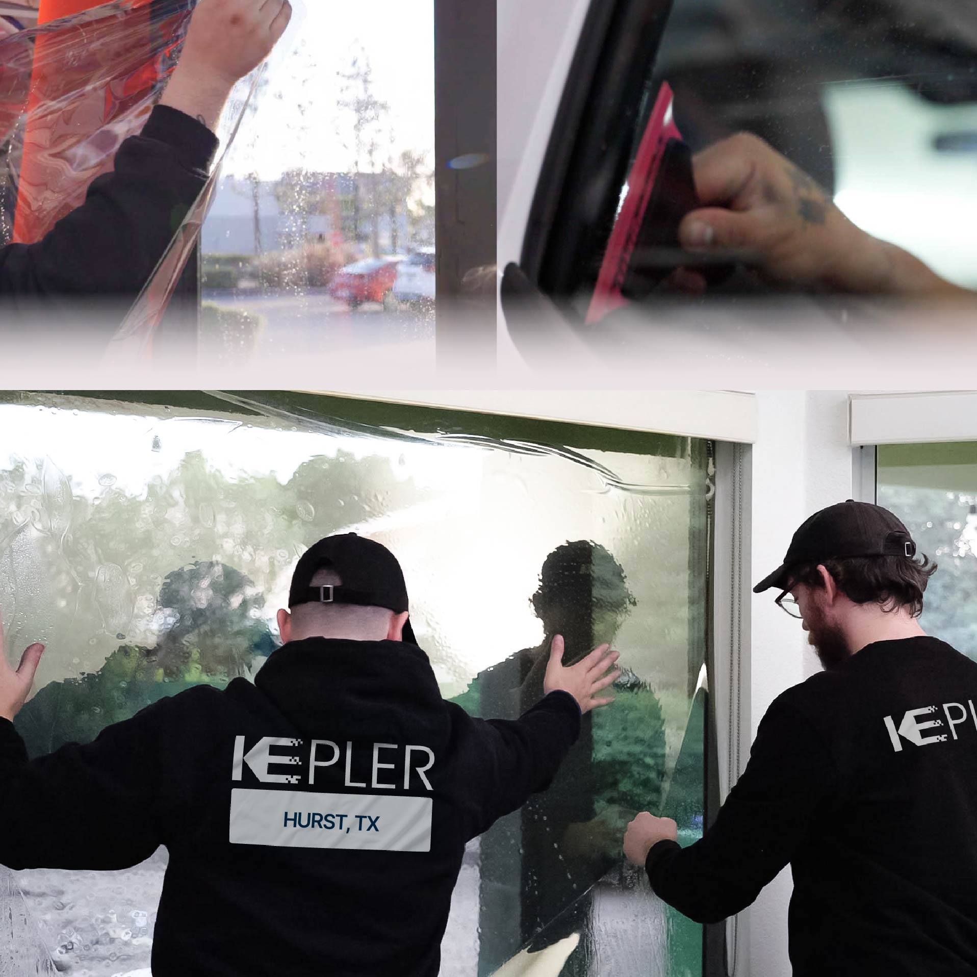 Kepler Specialist Performing Commercial Window Tinting in Hurst Hurst