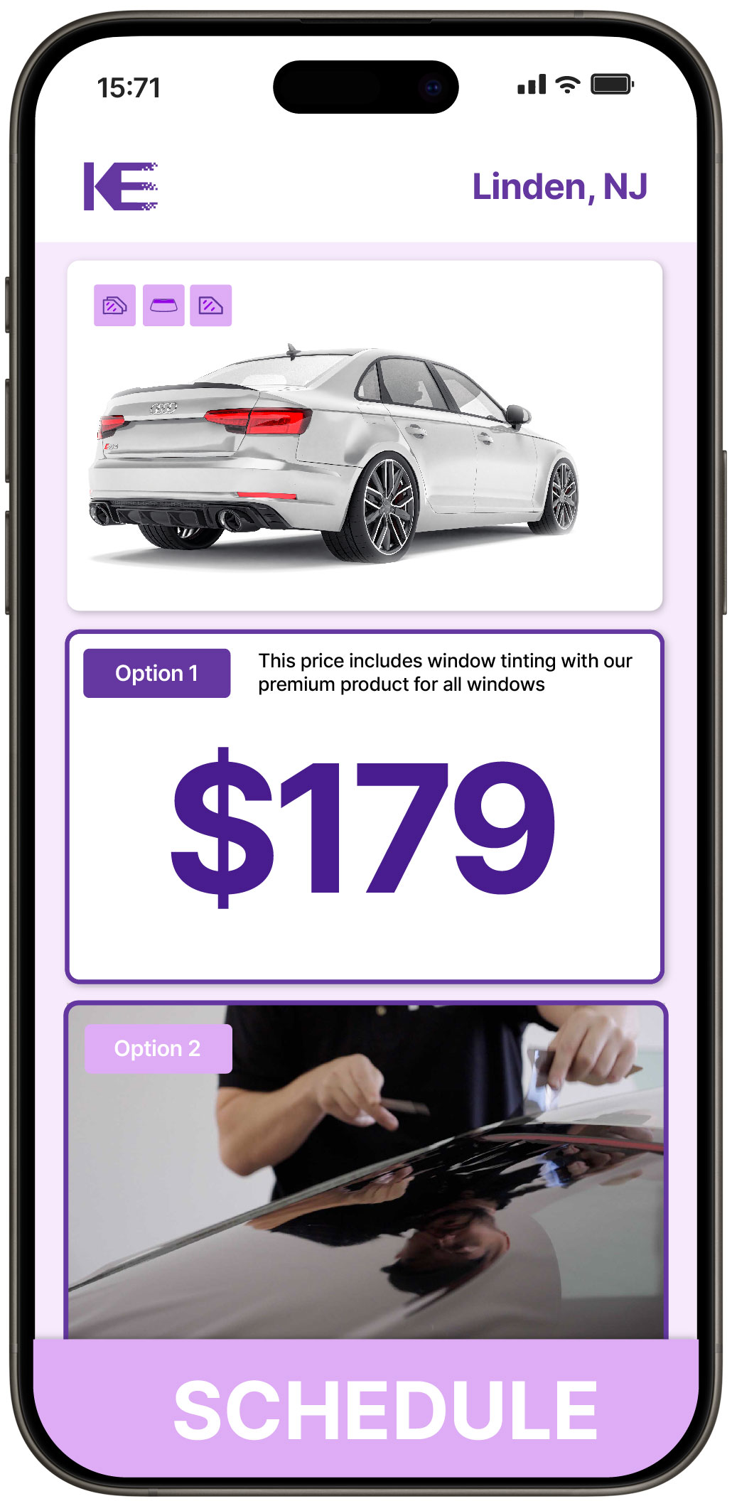 View Competitive Car Window Tinting Prices in Linden, New Jersey