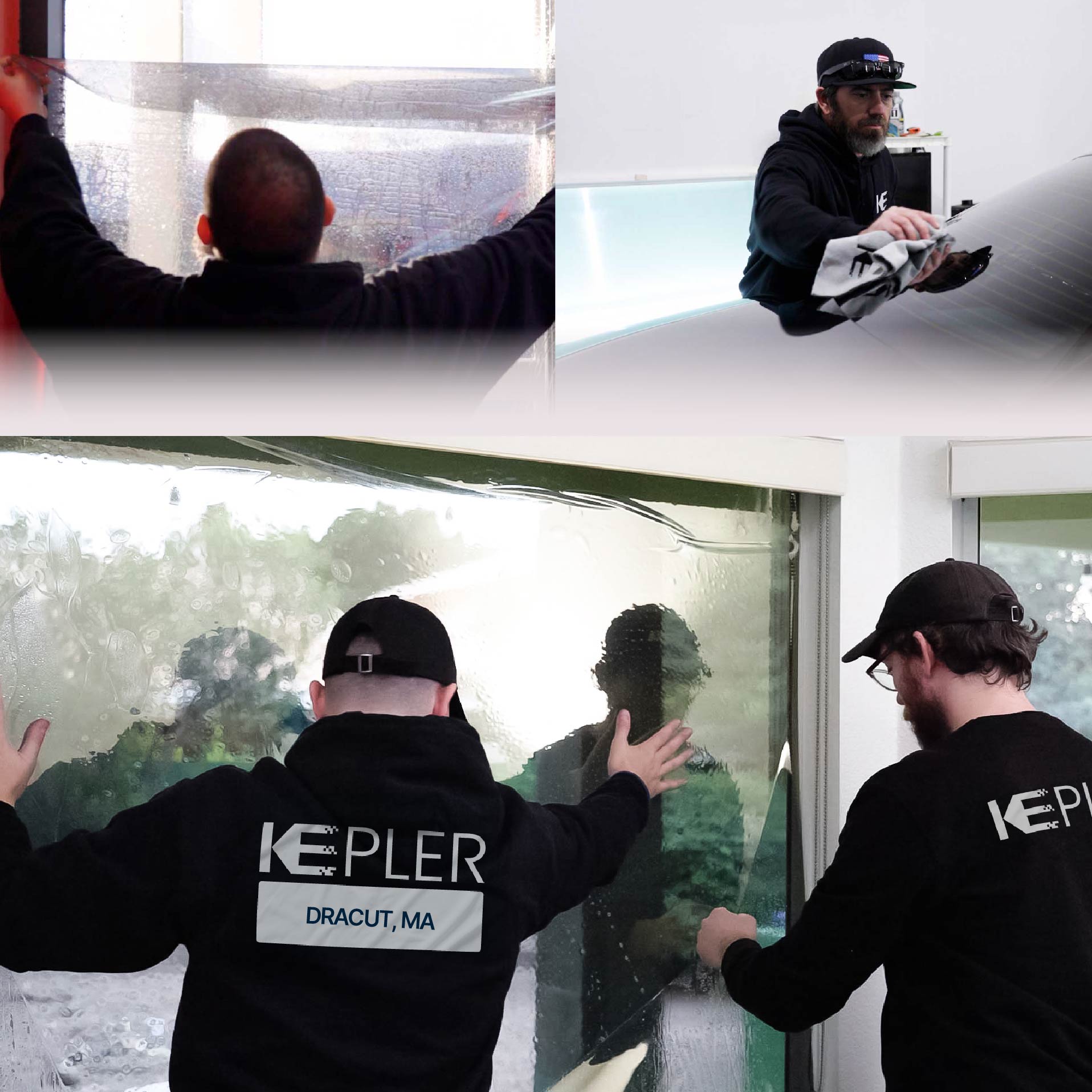 Kepler Specialist Performing Commercial Window Tinting in Dracut Dracut