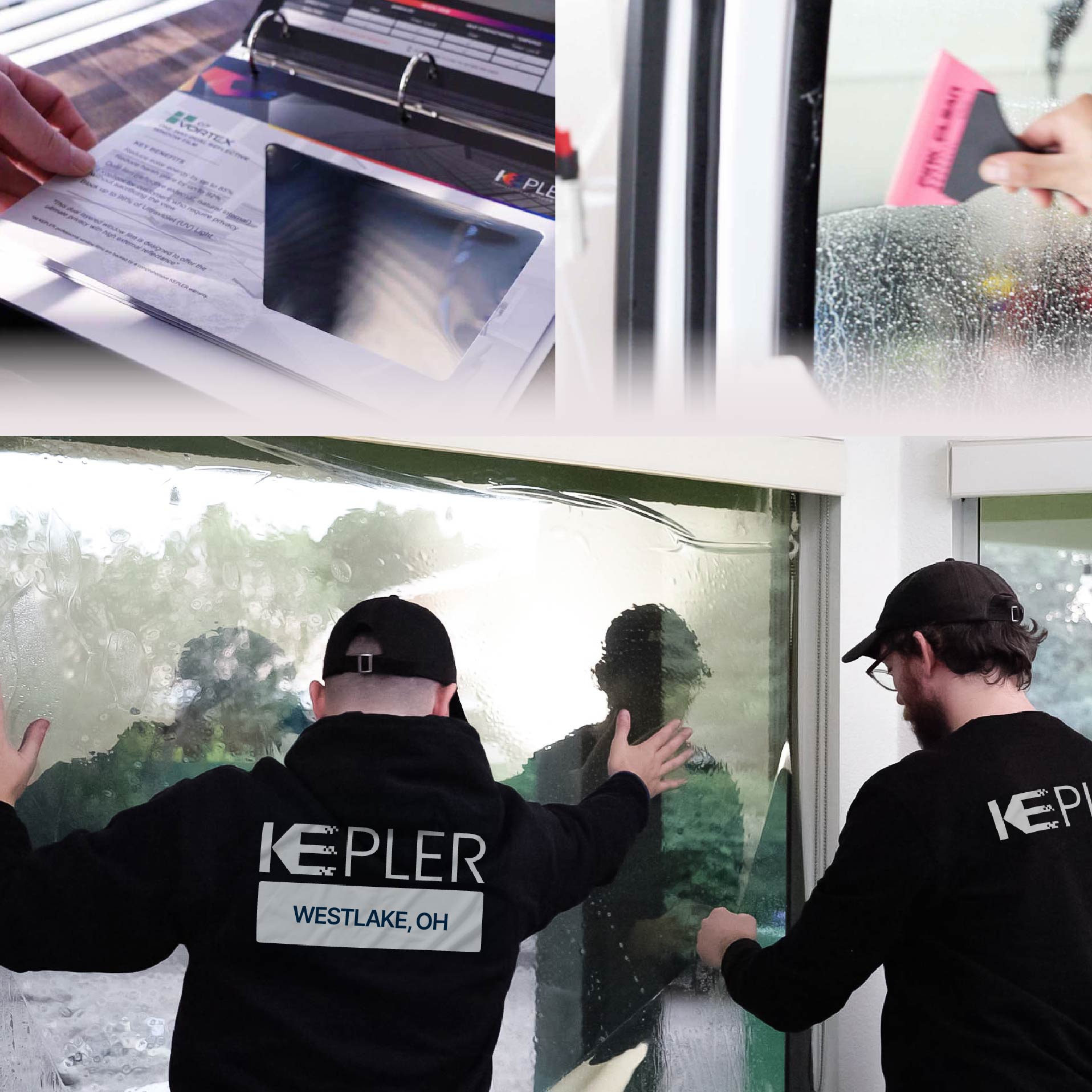 Kepler Specialist Performing Commercial Window Tinting in Westlake Westlake