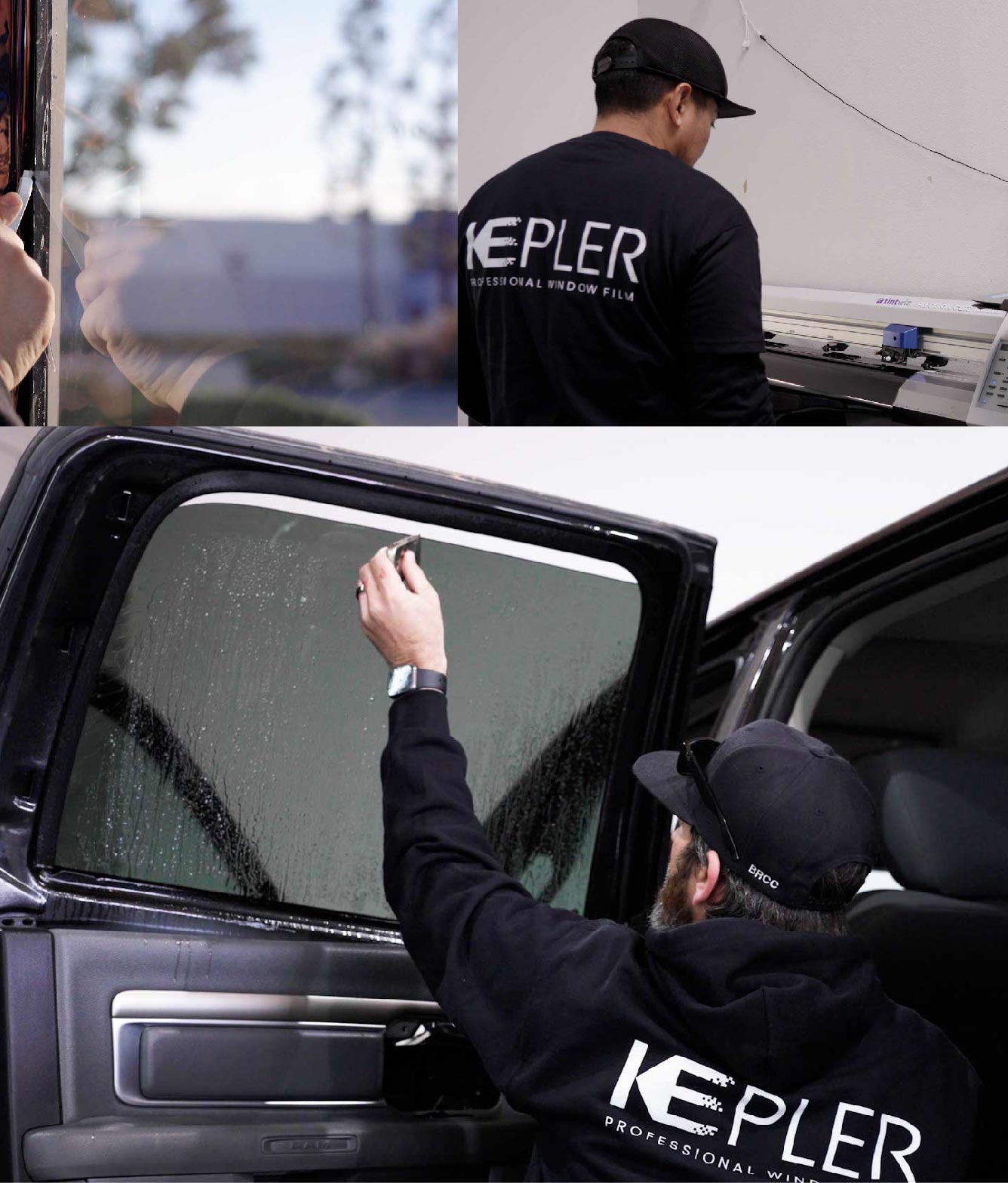 Kepler Window Tinting Specialists at Work in Alhambra, California