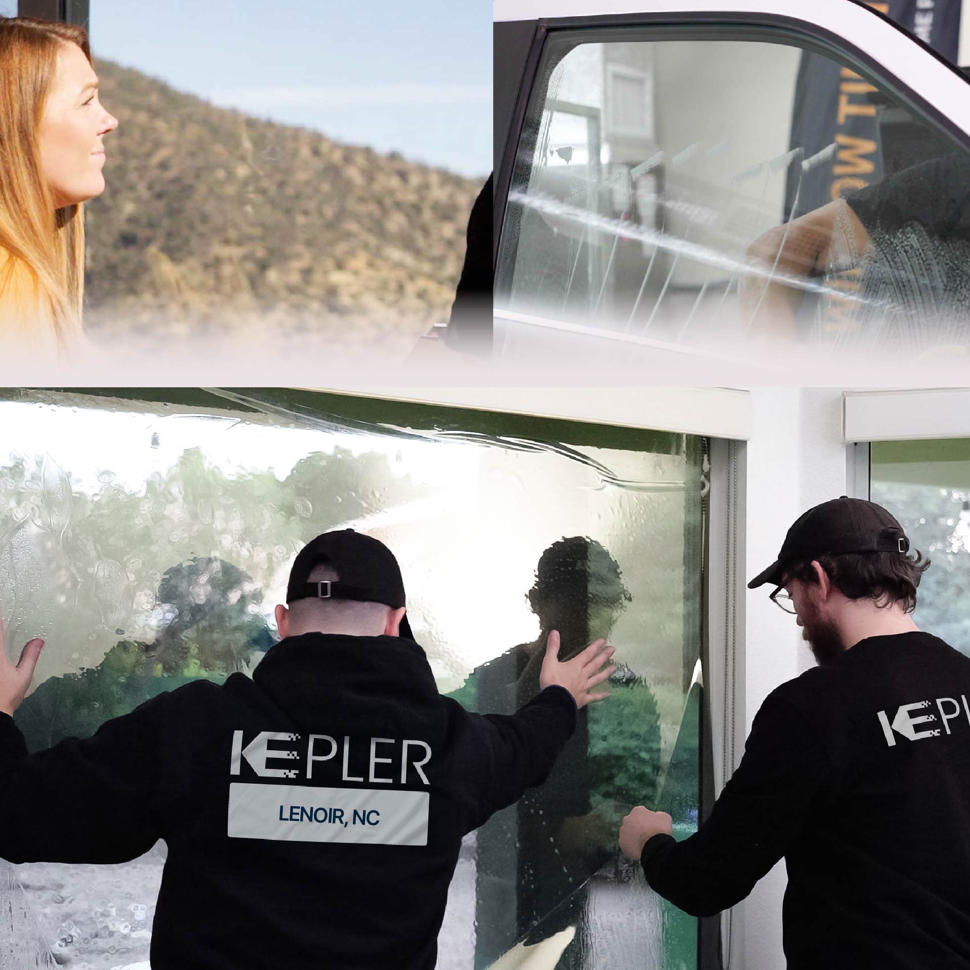 Kepler Specialist Performing Commercial Window Tinting in Lenoir Lenoir