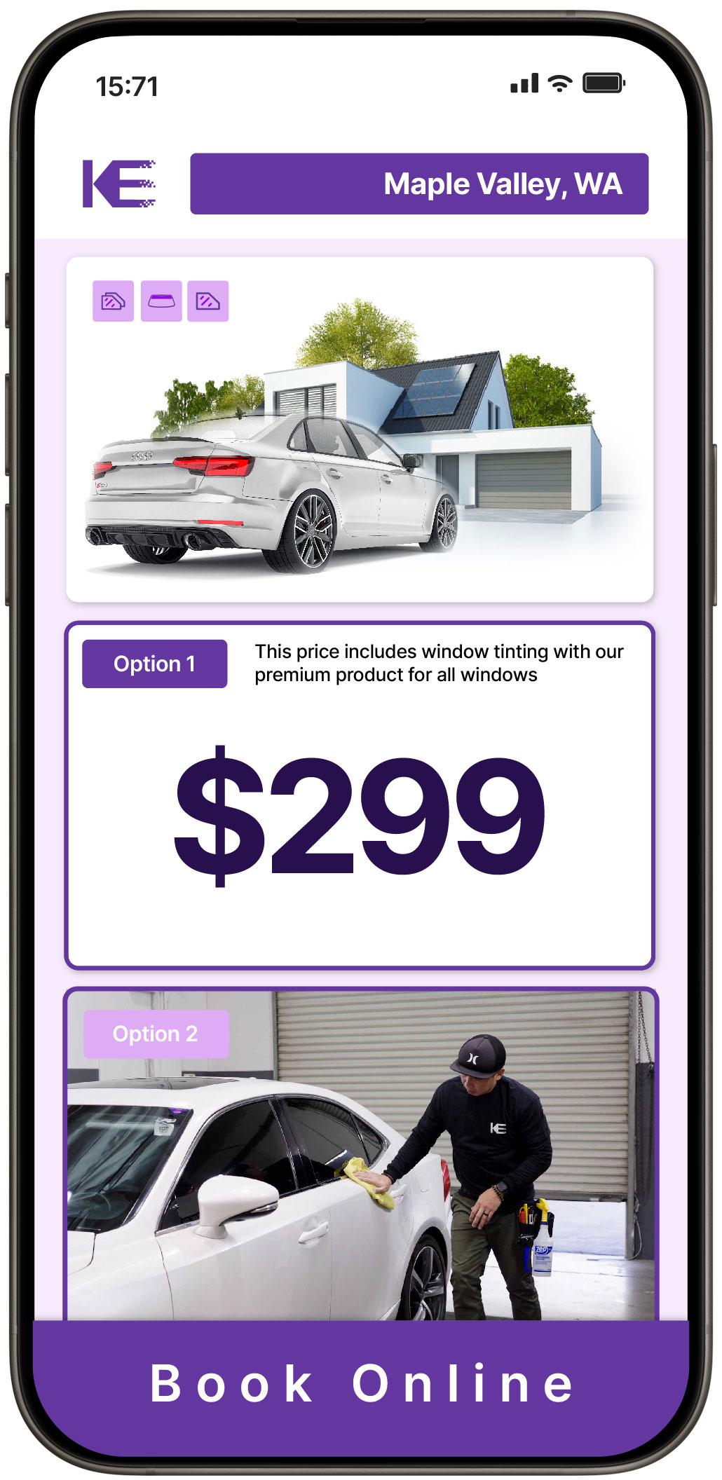 View Competitive Tesla Window Tinting Rates in Bellingham, Washington