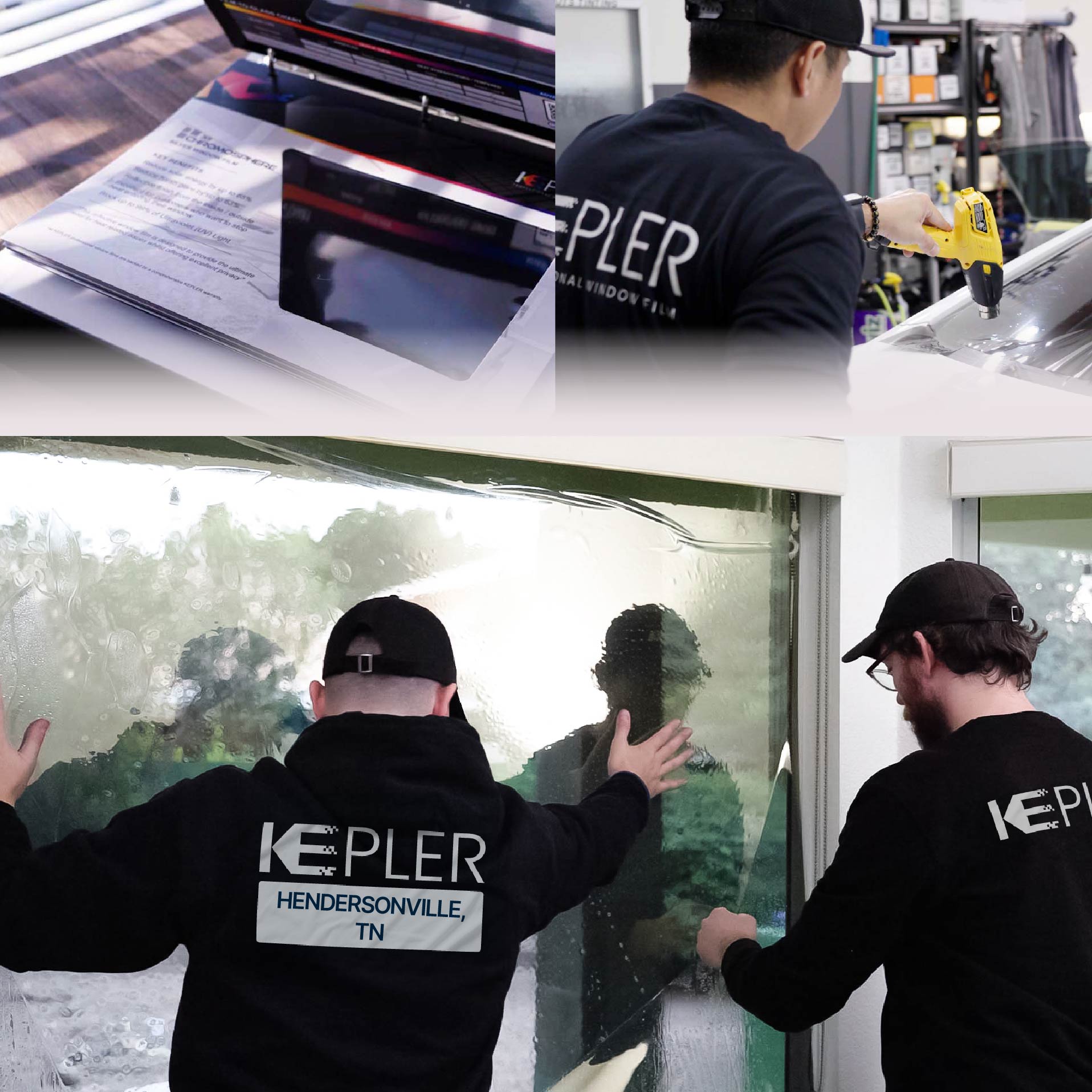 Kepler Specialist Performing Commercial Window Tinting in Hendersonville Hendersonville