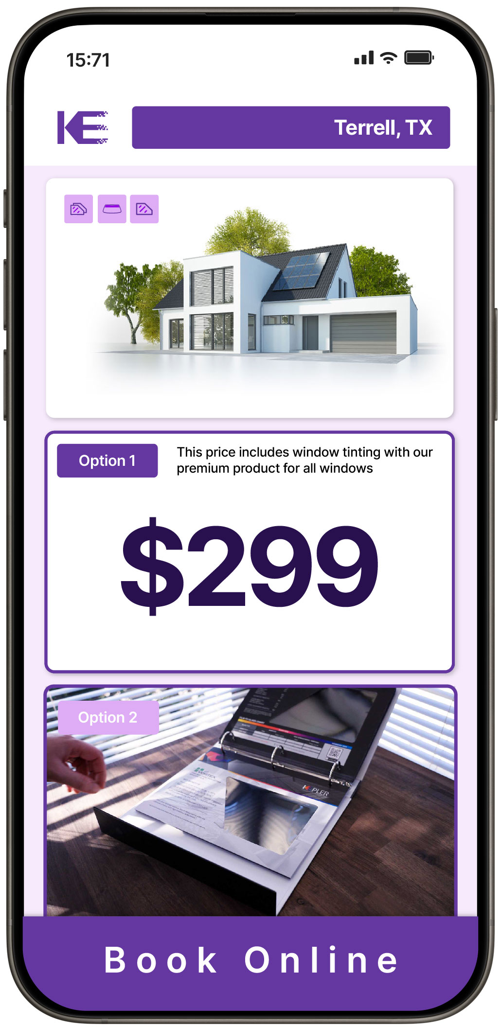 View Competitive Home Window Tinting Rates in Terrell, Texas