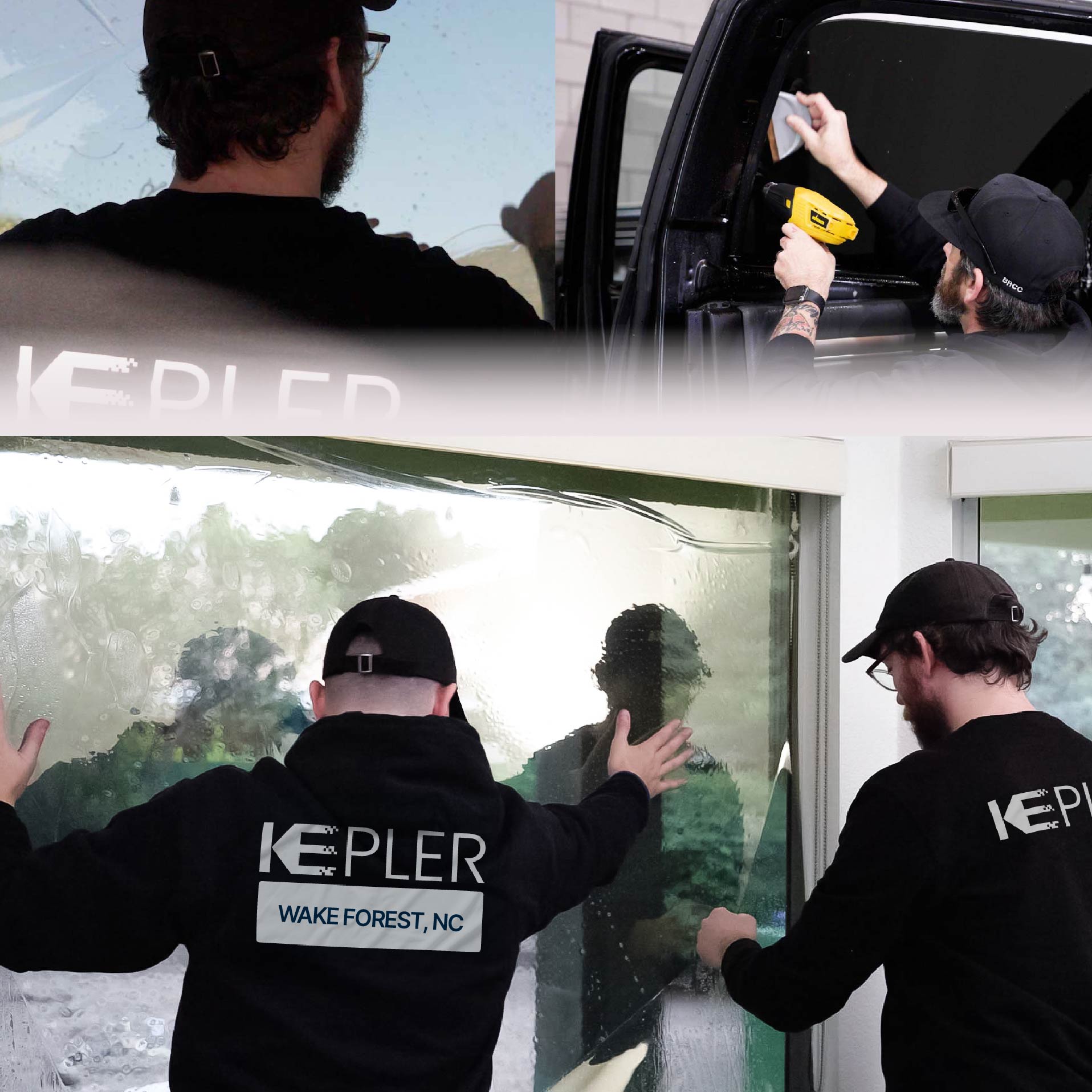 Kepler Specialist Performing Commercial Window Tinting in Wake Forest Wake Forest
