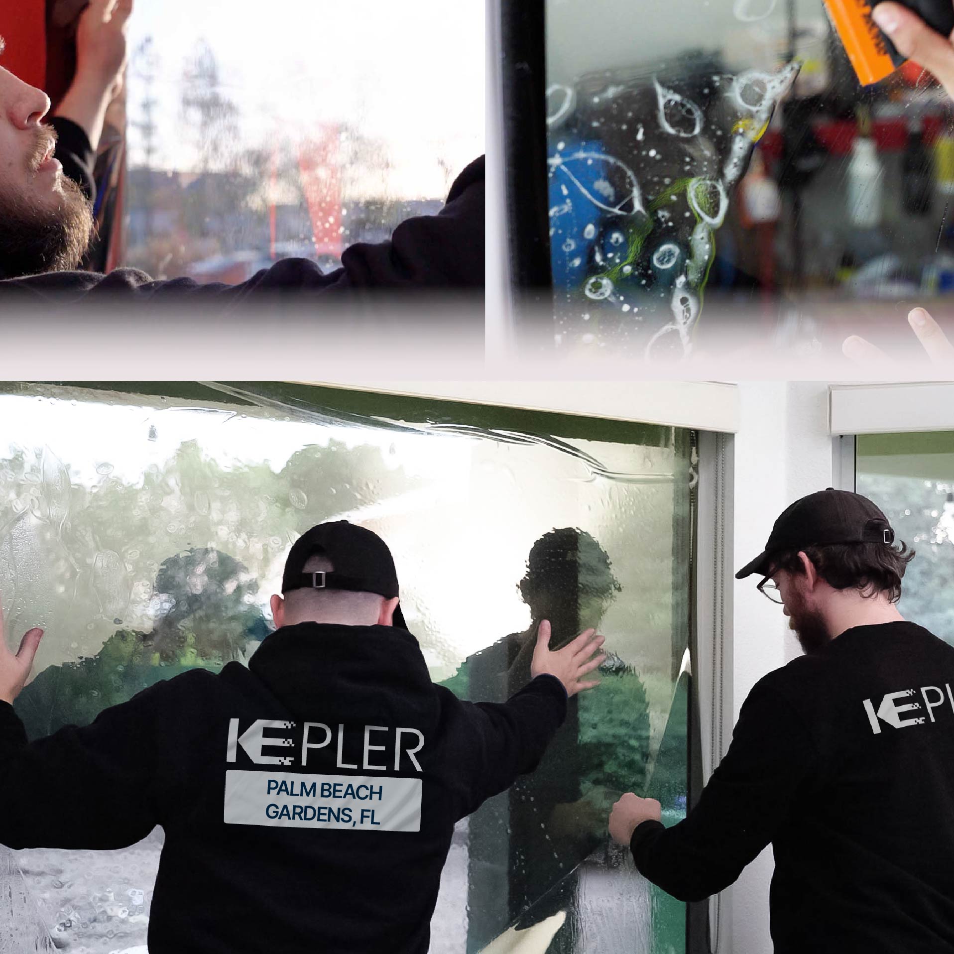 Kepler Specialist Performing Commercial Window Tinting in Palm Beach Gardens Palm Beach Gardens
