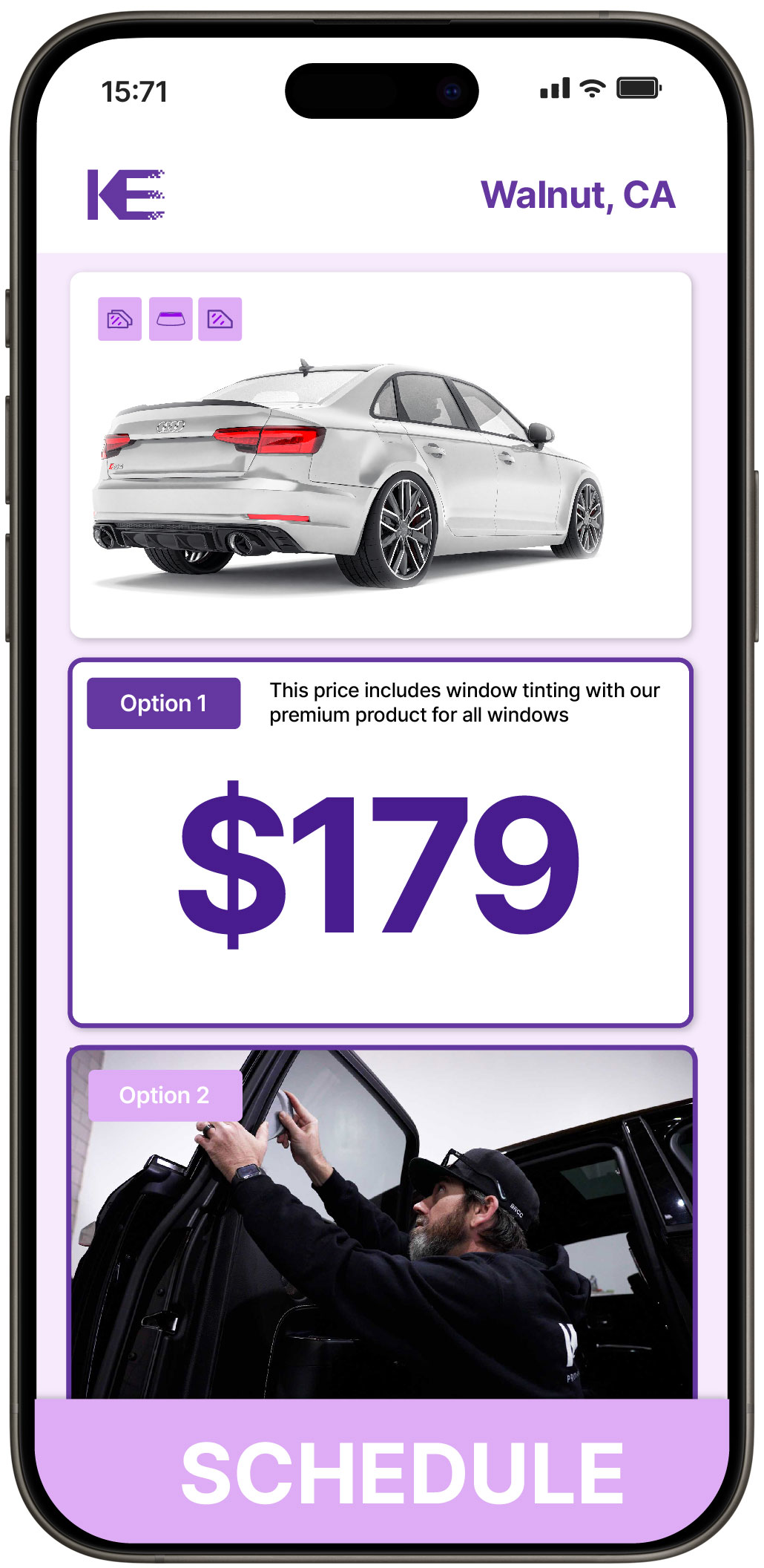 View Competitive Car Window Tinting Prices in Walnut, California