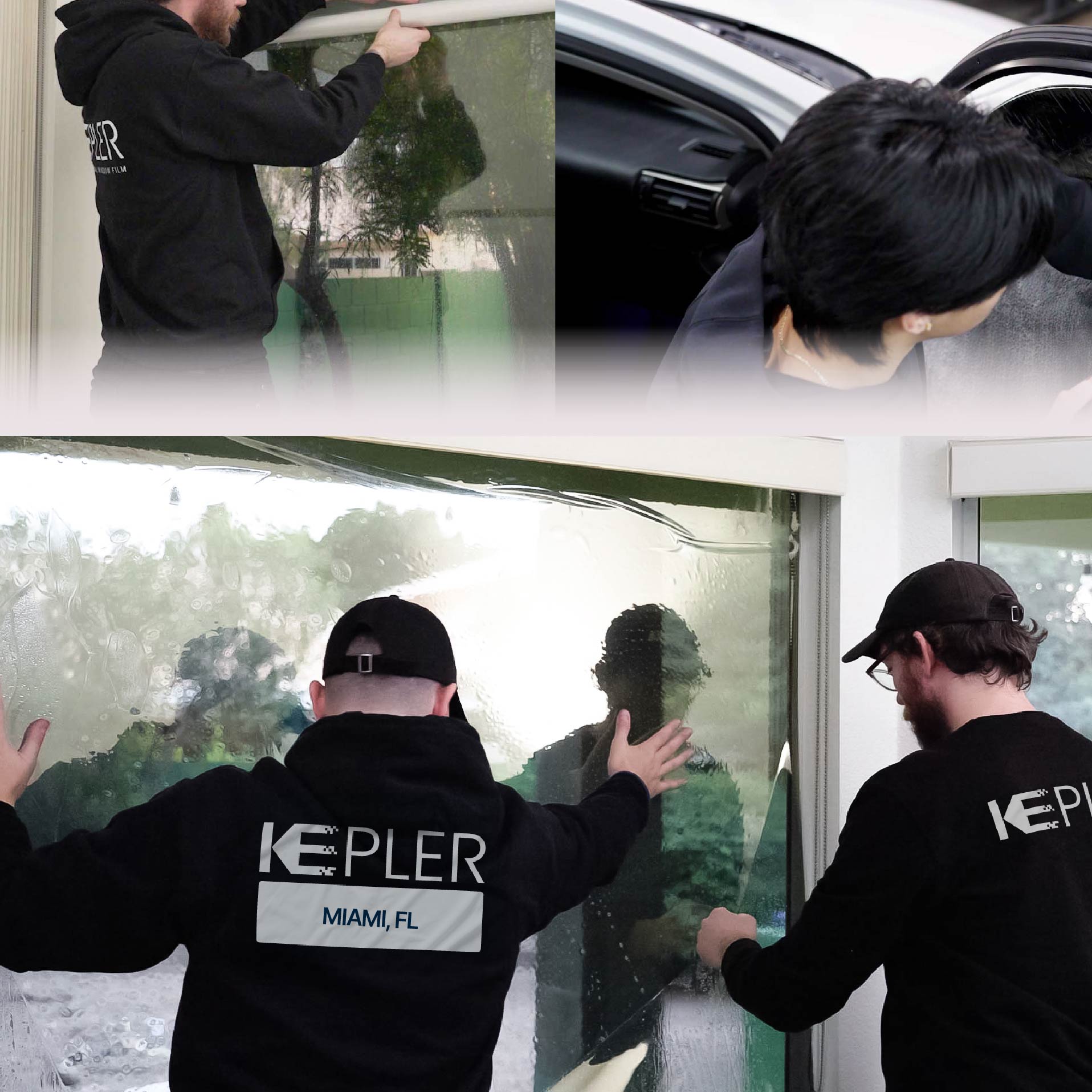 Kepler Specialist Performing Commercial Window Tinting in Miami Miami