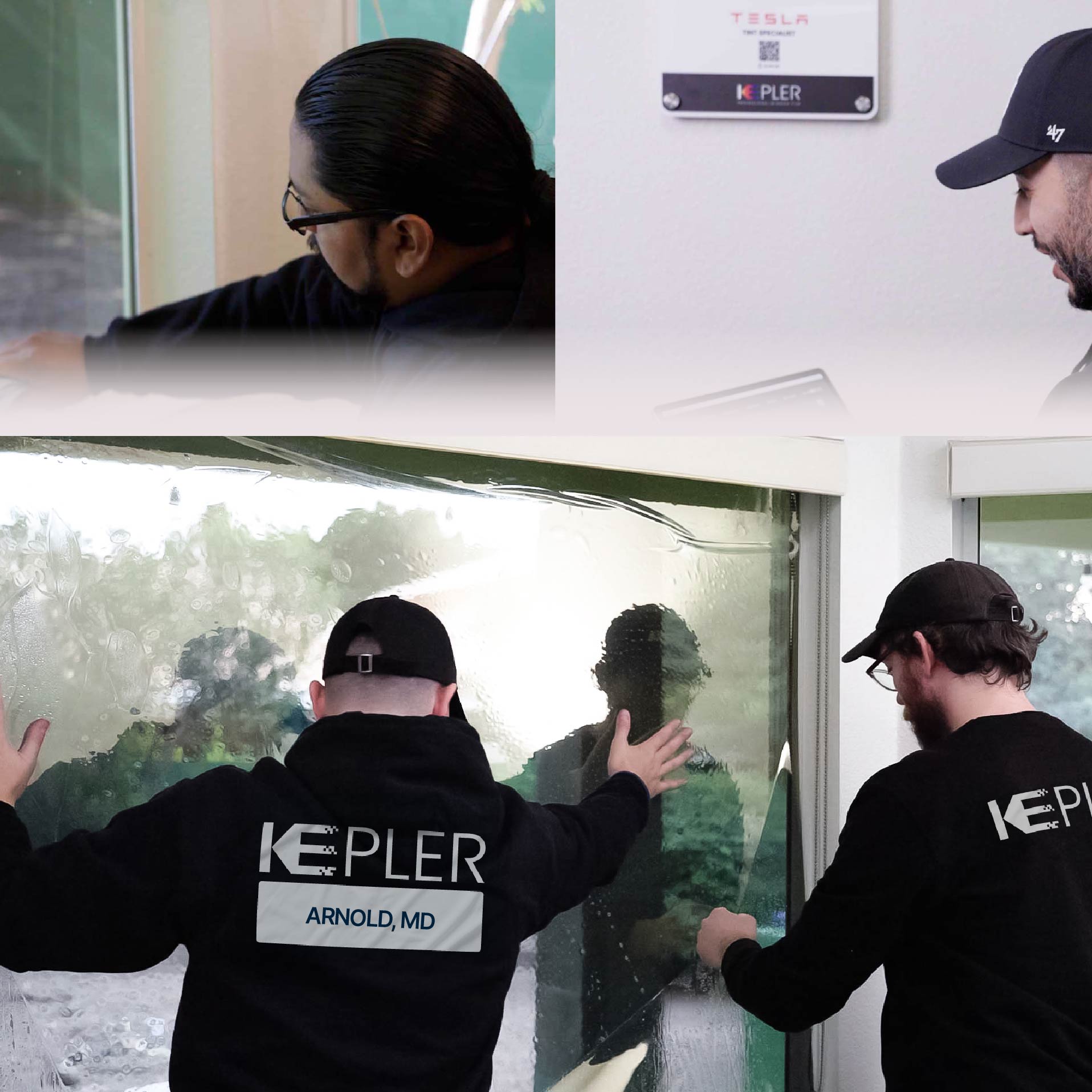 Kepler Specialist Performing Commercial Window Tinting in Arnold Arnold