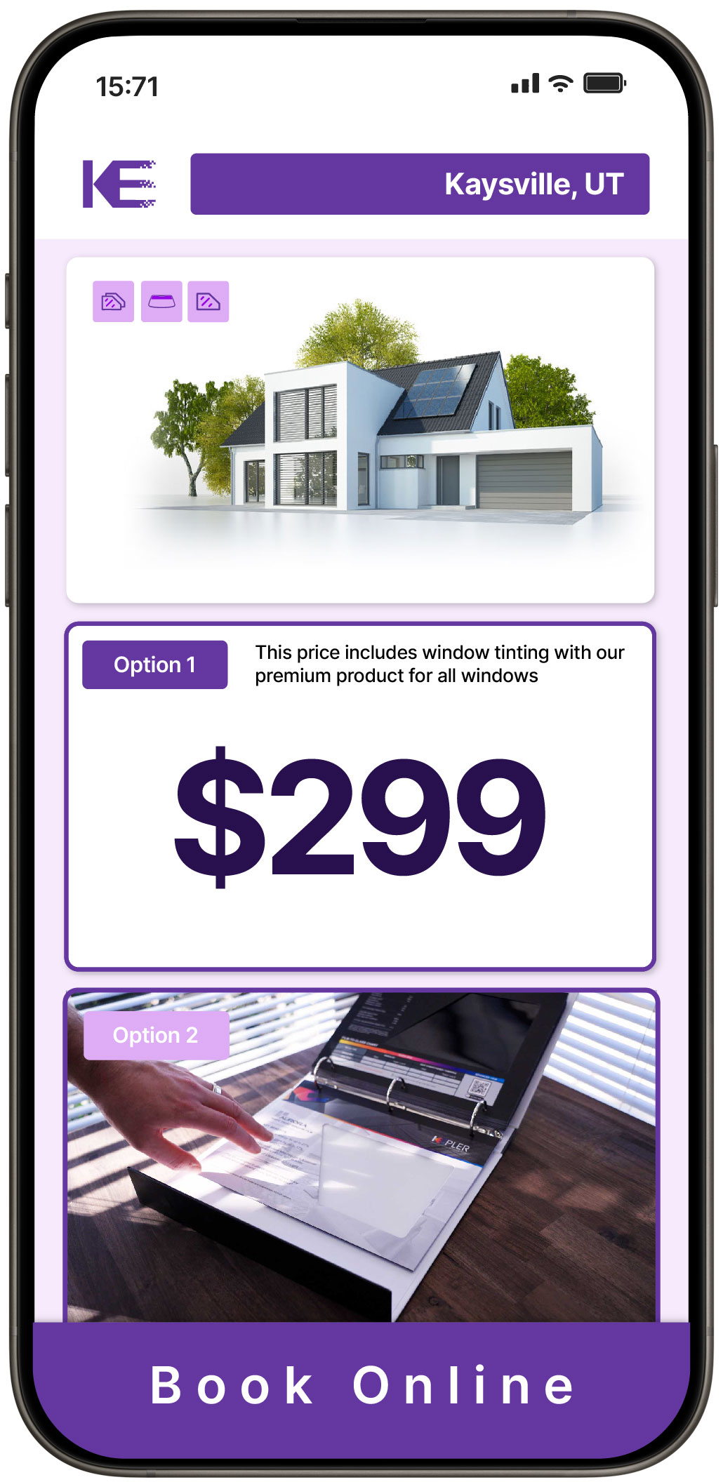 View Affordable Home Window Tinting Prices in Kaysville, Utah