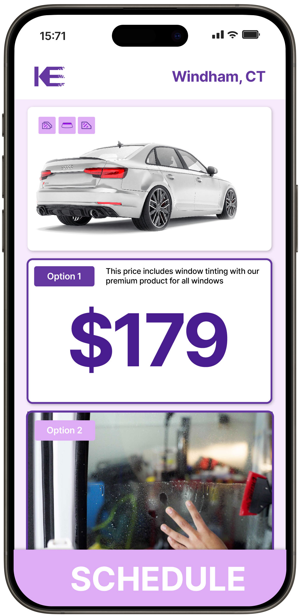 View Affordable Car Window Tinting Prices in Windham, Connecticut