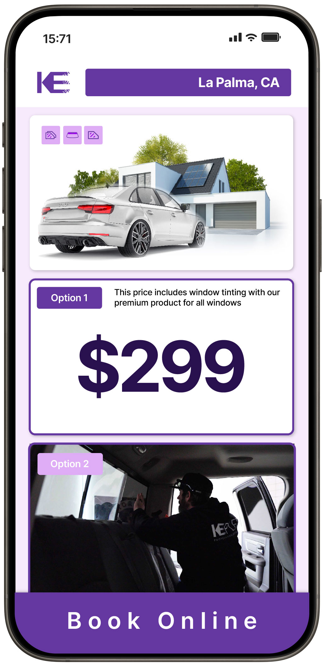 View Reasonable Tesla Window Tinting Costs in Porter Ranch, California