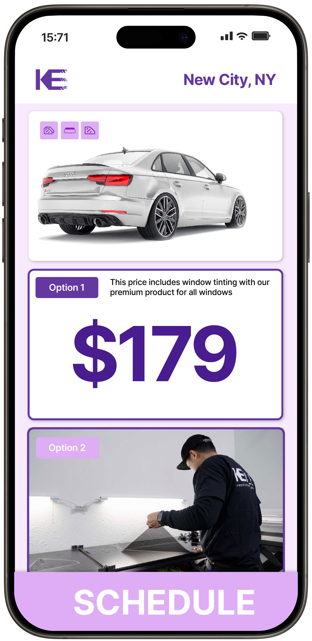View Competitive Car Window Tinting Prices in New City, New York