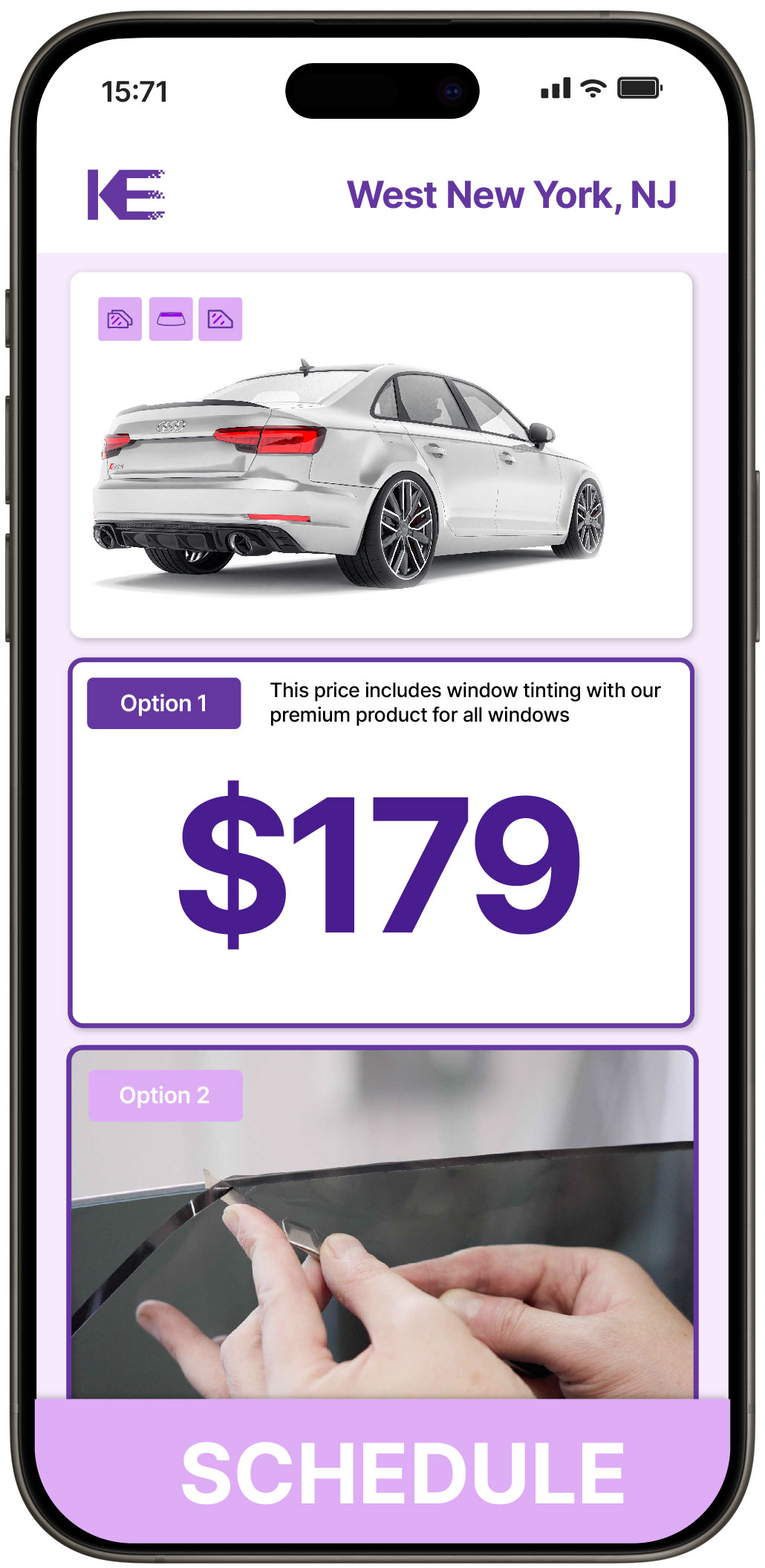 View Reasonable Car Window Tinting Prices in West New York, New Jersey