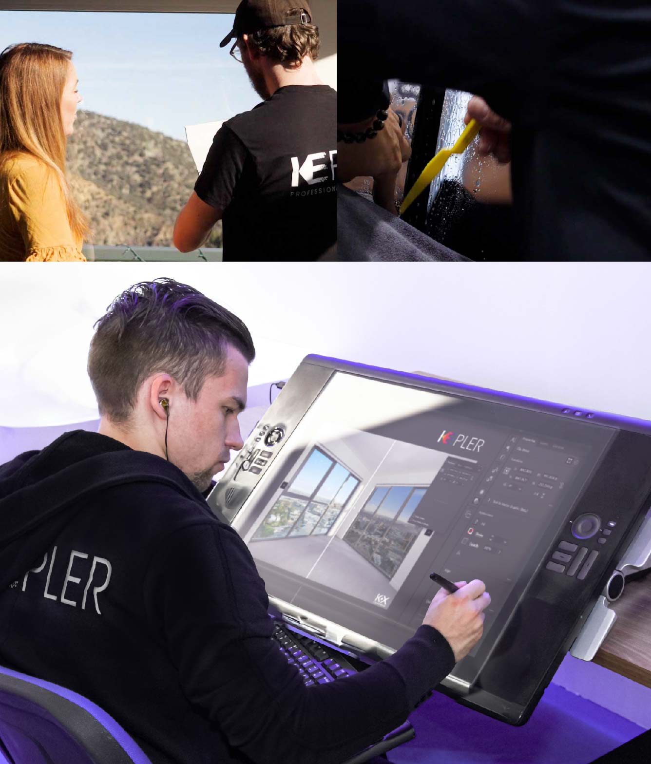 Kepler Specialist Performing Commercial Window Tinting in Corona Corona
