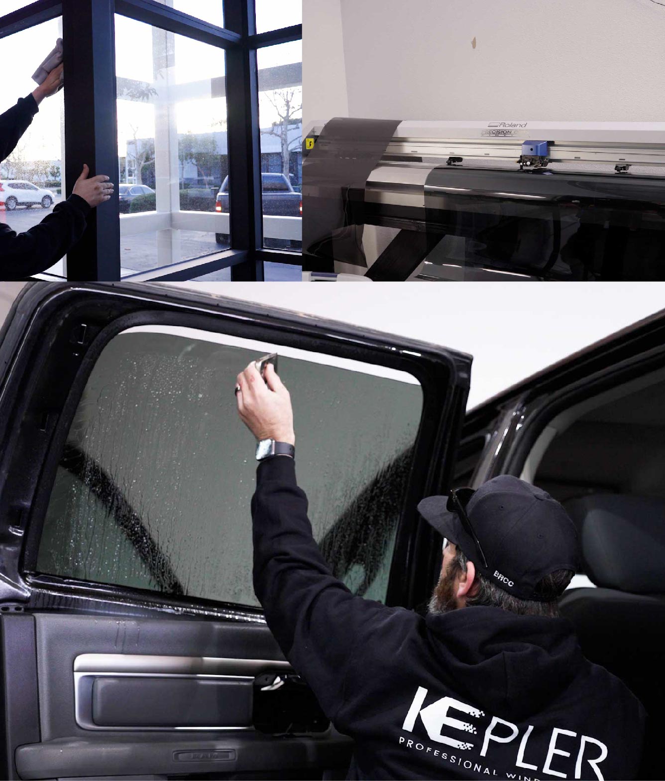 Kepler Window Tinting Specialists at Work in Alpharetta, Georgia