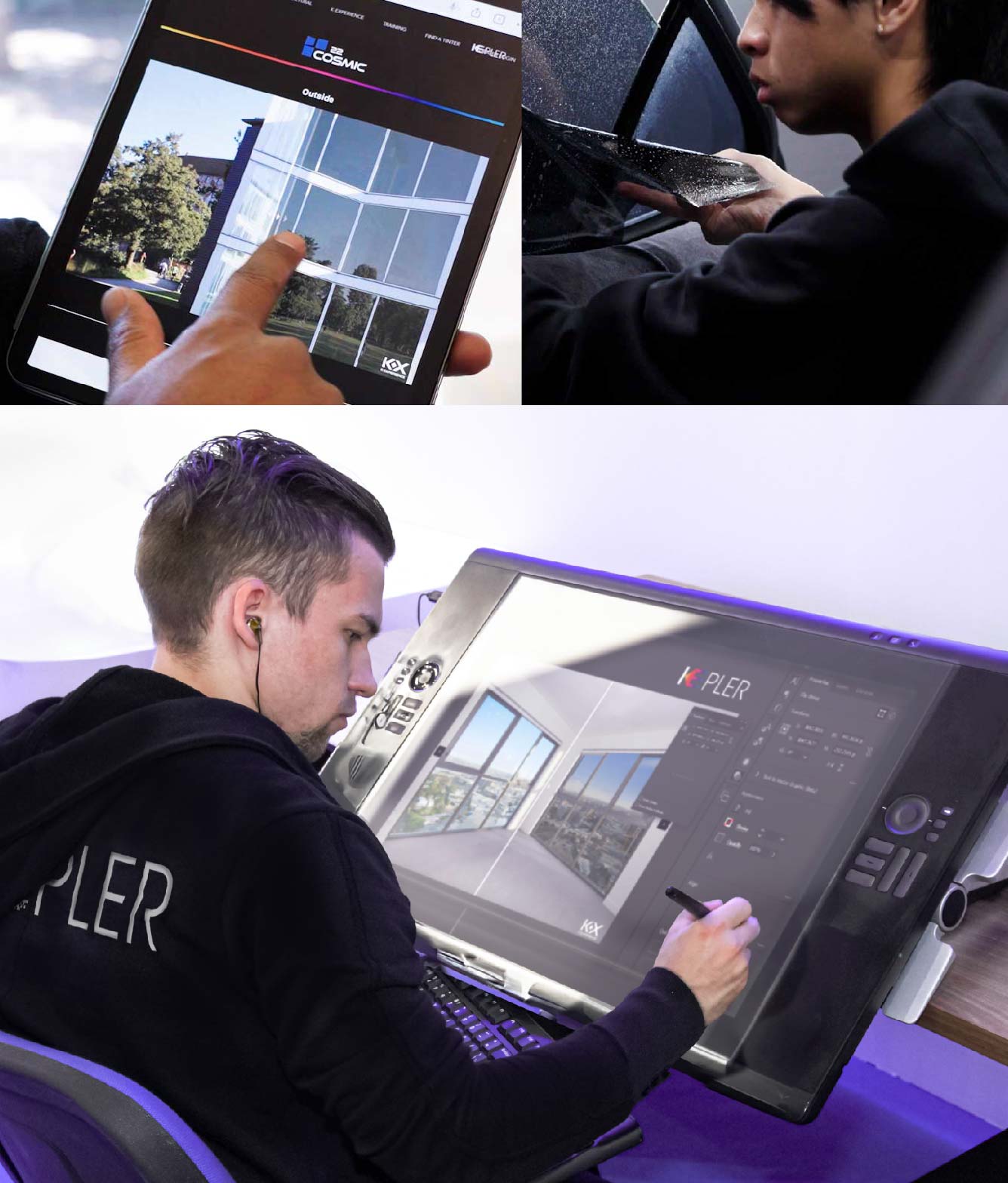 Kepler Specialist Performing Commercial Window Tinting in San Marcos San Marcos